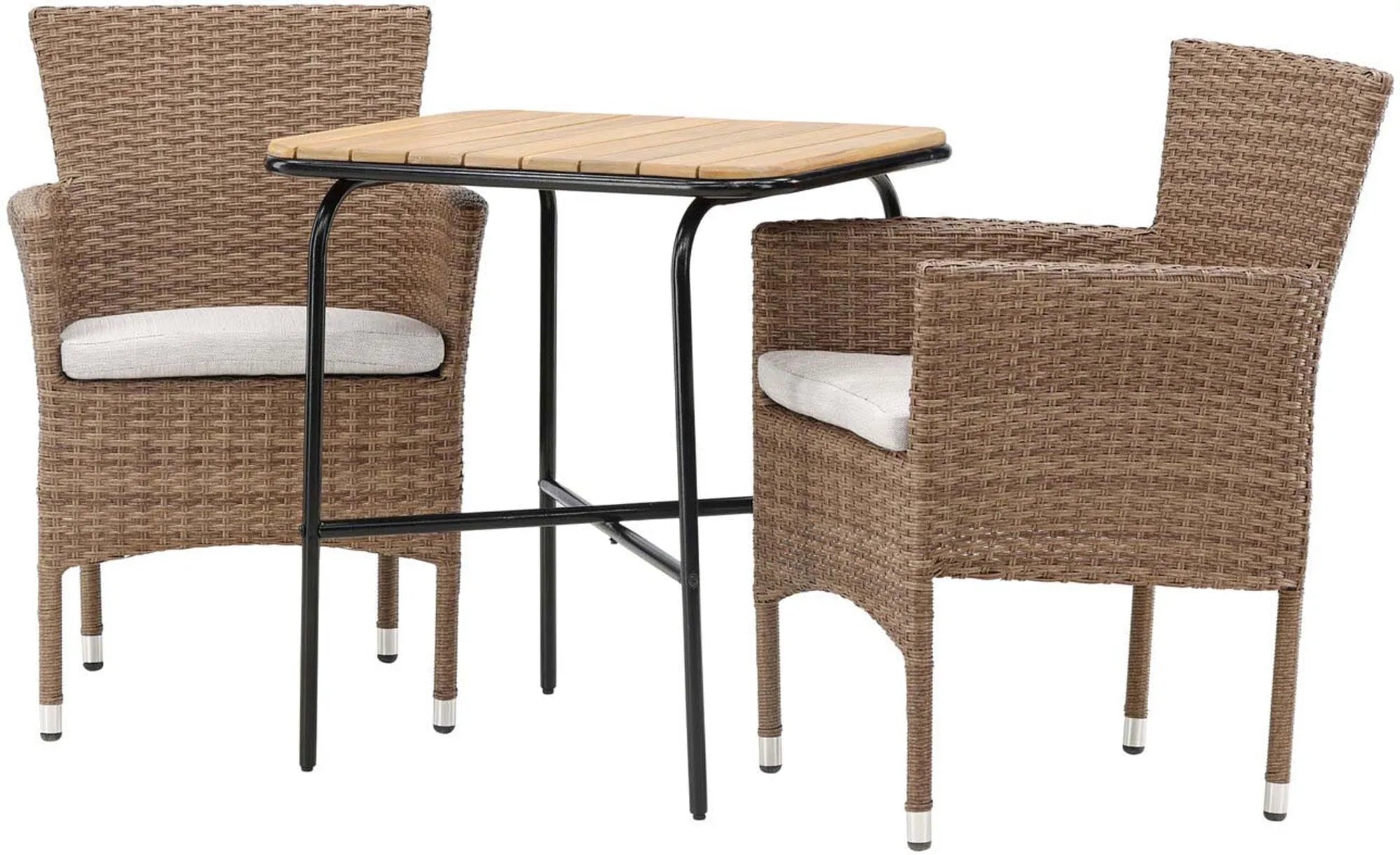 Holmbeck Outdoor-Tischset Malina 70cm/2St. in Schwarz präsentiert im Onlineshop von KAQTU Design AG. Gartentischset ist von Venture Home