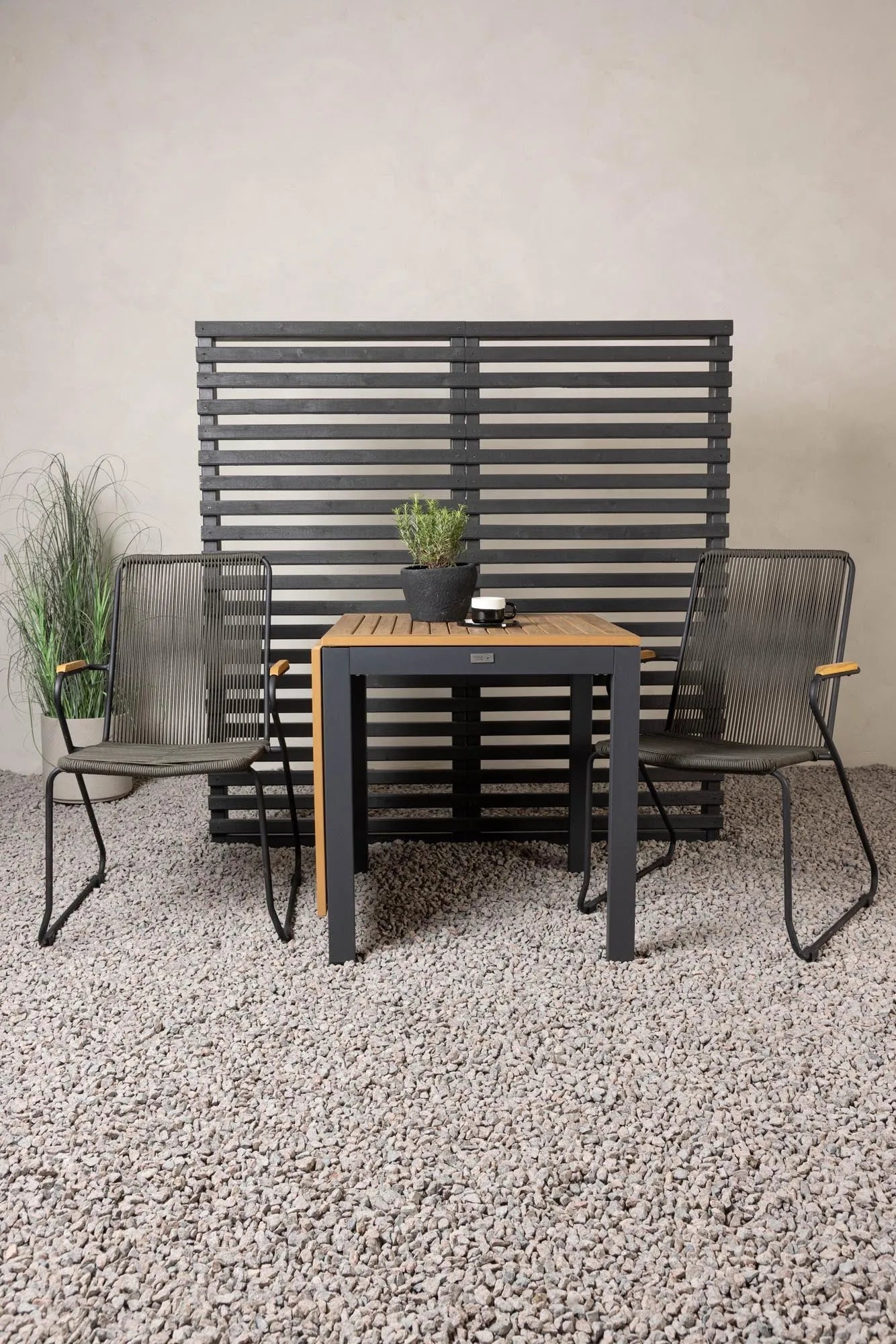 Diego Outdoor-Tischset + Bois 70cm/2St. - KAQTU Design