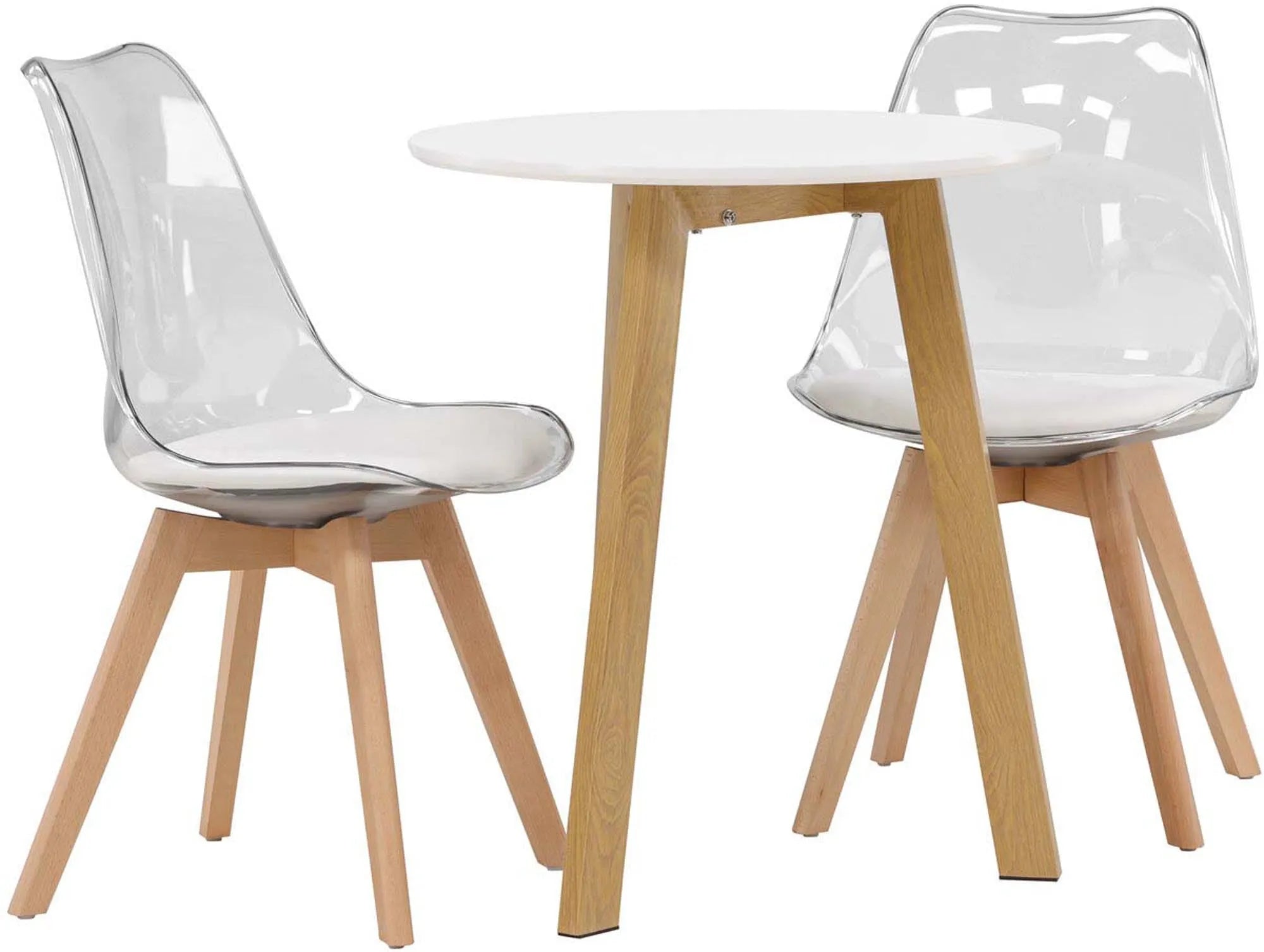 Leonora Esszimmerset + Edvin ⌀65cm/2St., Esszimmerset, KAQTU Design