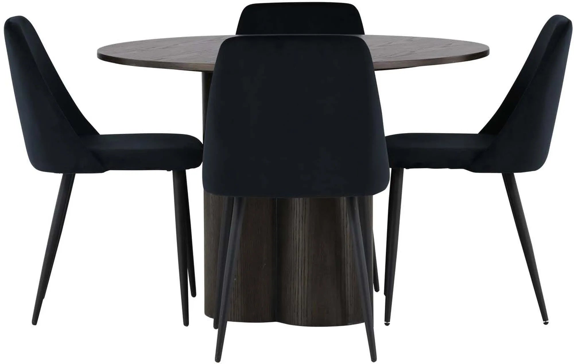 Olivia Esszimmerset + Night ⌀110cm/4St., Esszimmerset, KAQTU Design