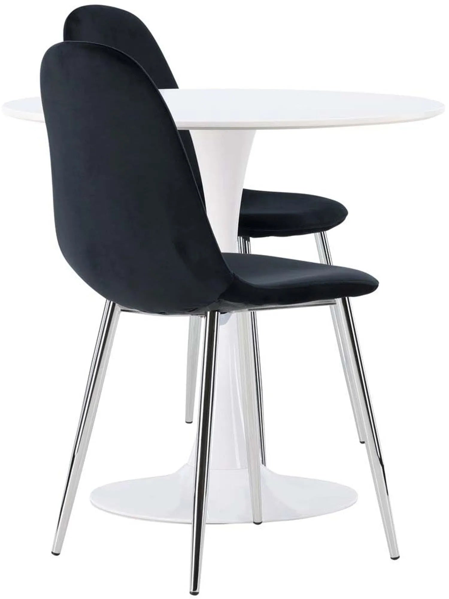 Hamden Esszimmerset + Polar ⌀80cm/2St., Esszimmerset, KAQTU Design