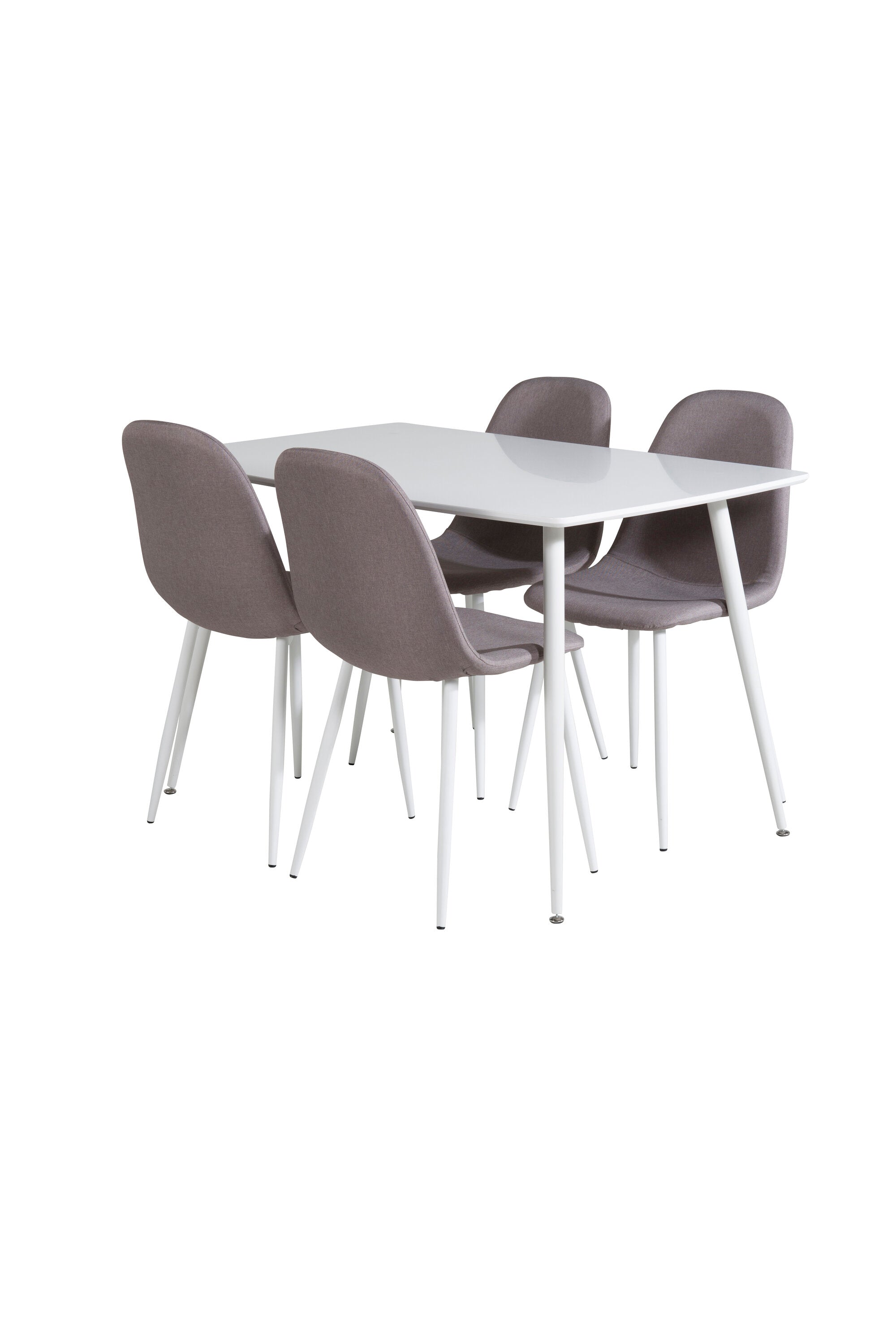 Esszimmer Set Polar mit Stuhl Polar in Weiss/Grau/Weiss präsentiert im Onlineshop von KAQTU Design AG. Esszimmerset ist von Venture Home