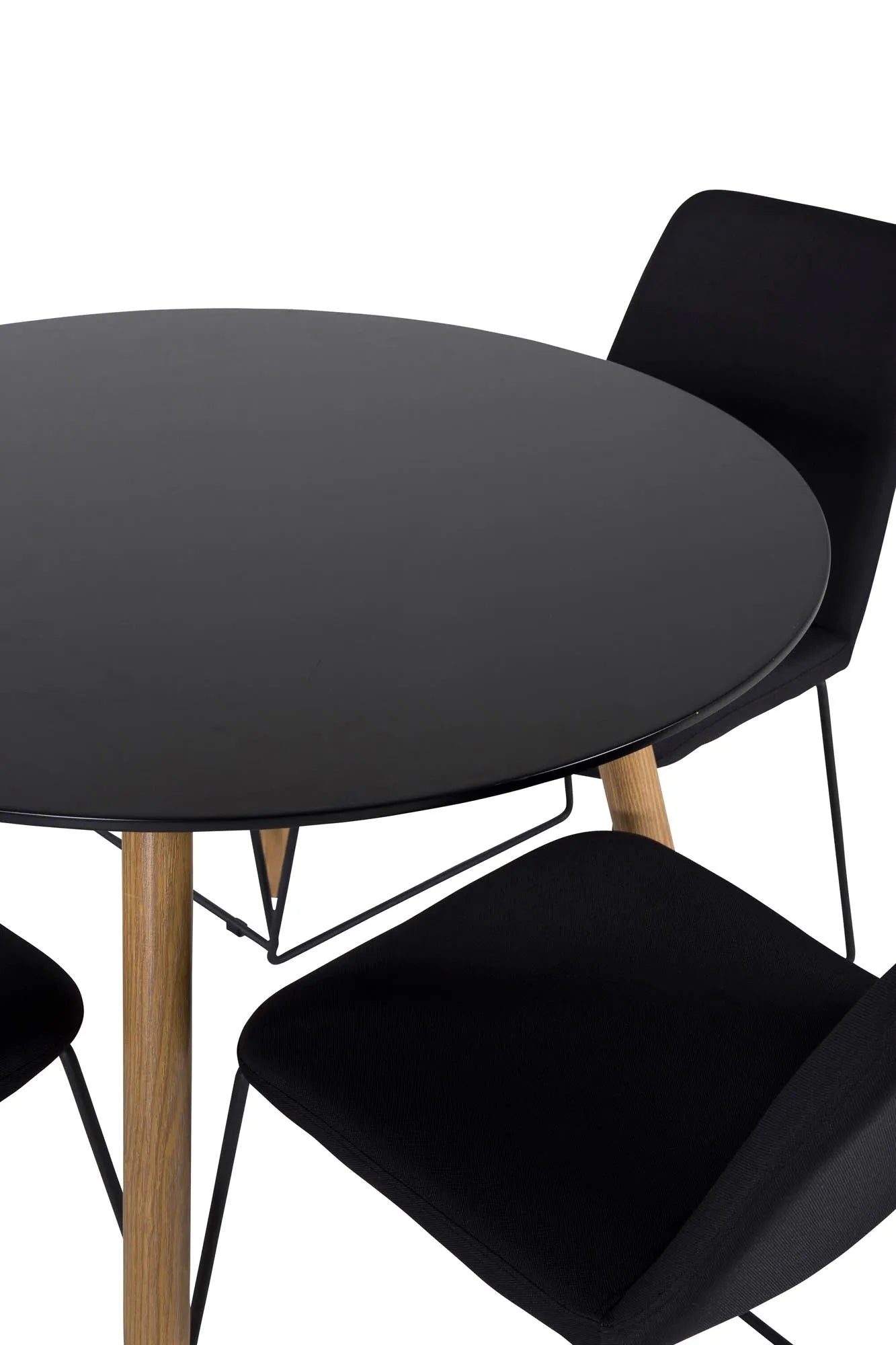 Esszimmer Set Plaza mit Stuhl Muce in Schwarz Schwarz präsentiert im Onlineshop von KAQTU Design AG. Esszimmerset ist von Venture Home