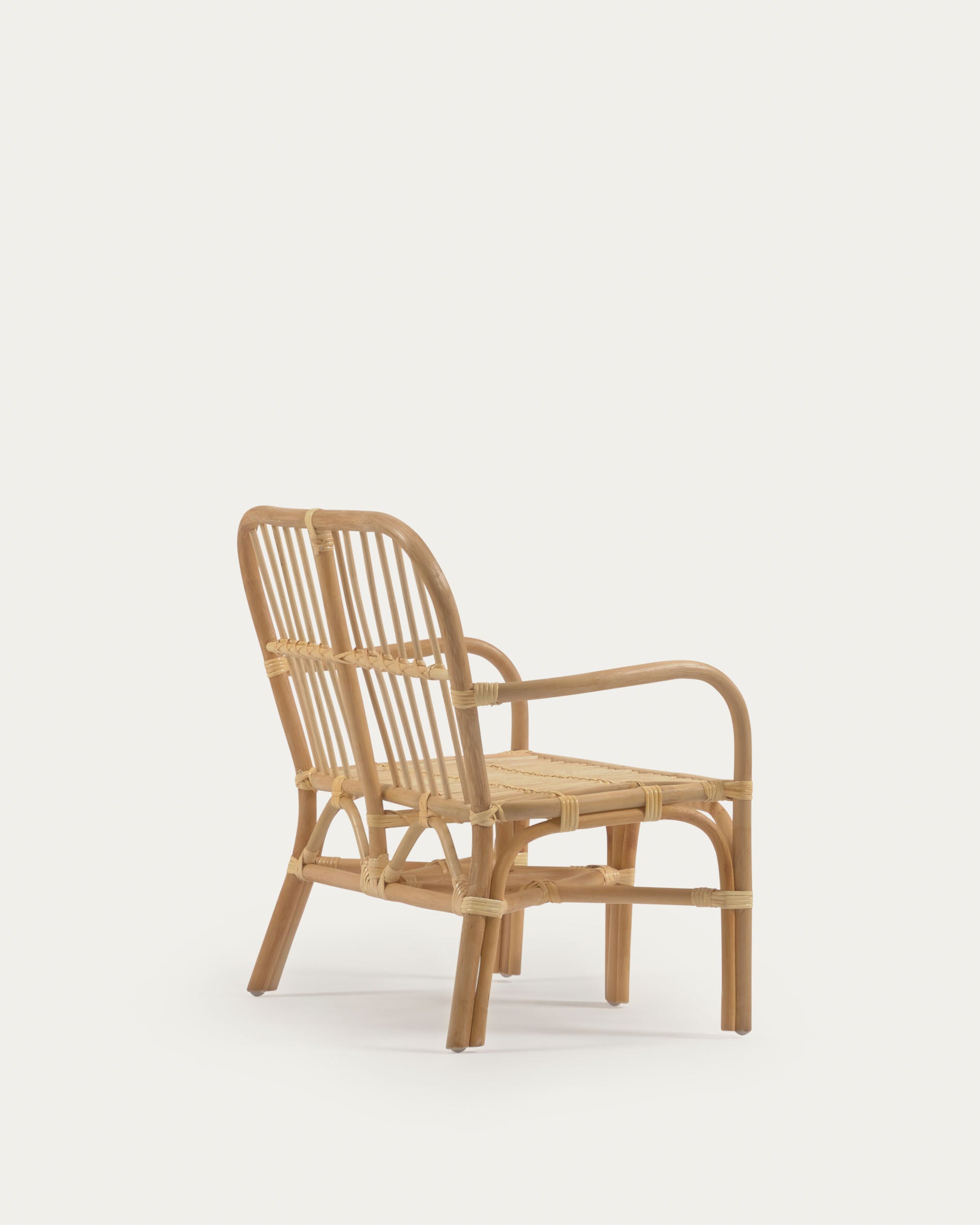 Marzieh Kinderbank aus Rattan 67 cm in Braun präsentiert im Onlineshop von KAQTU Design AG. Sitzbank ist von Kave Home