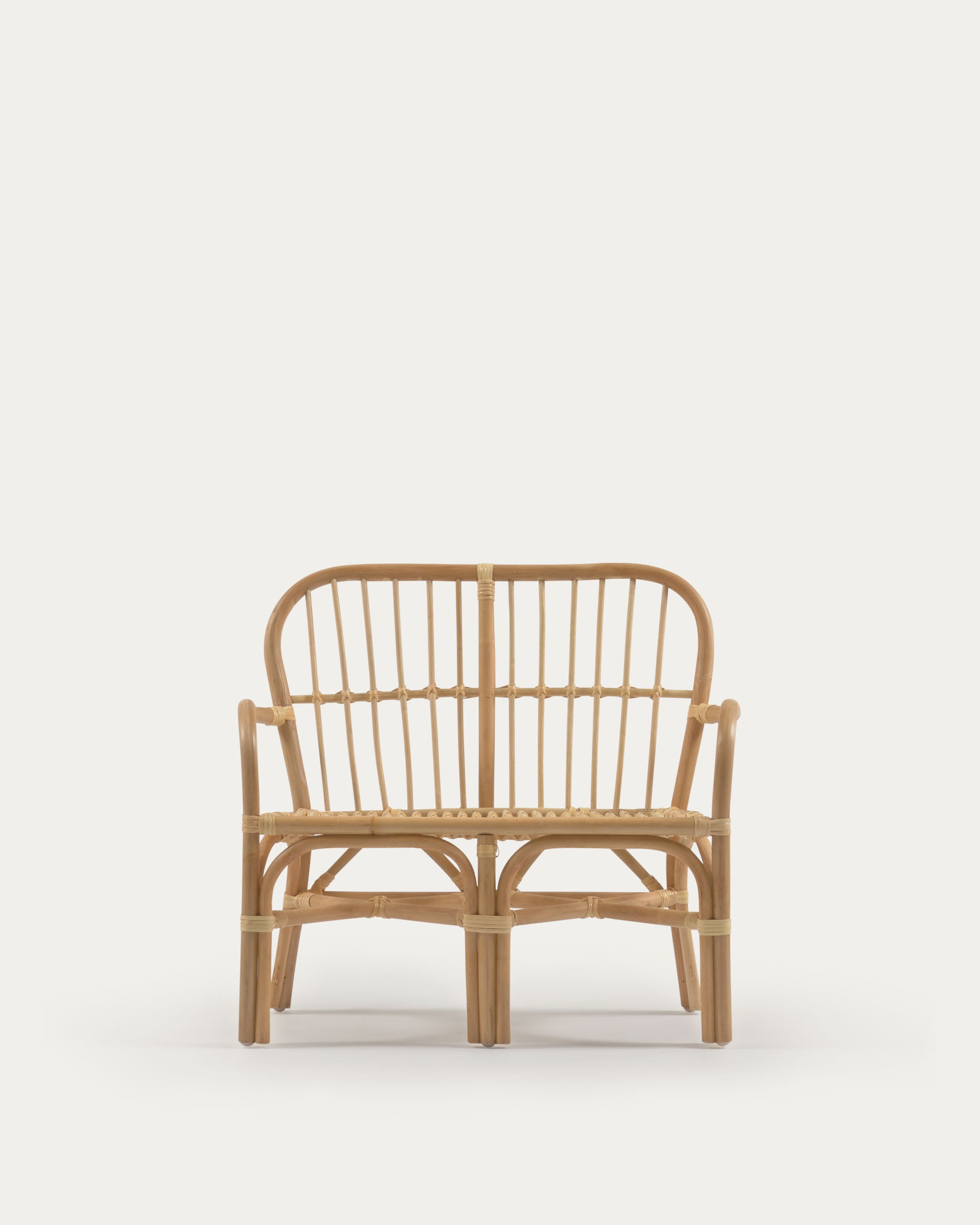 Marzieh Kinderbank aus Rattan 67 cm in Braun präsentiert im Onlineshop von KAQTU Design AG. Sitzbank ist von Kave Home