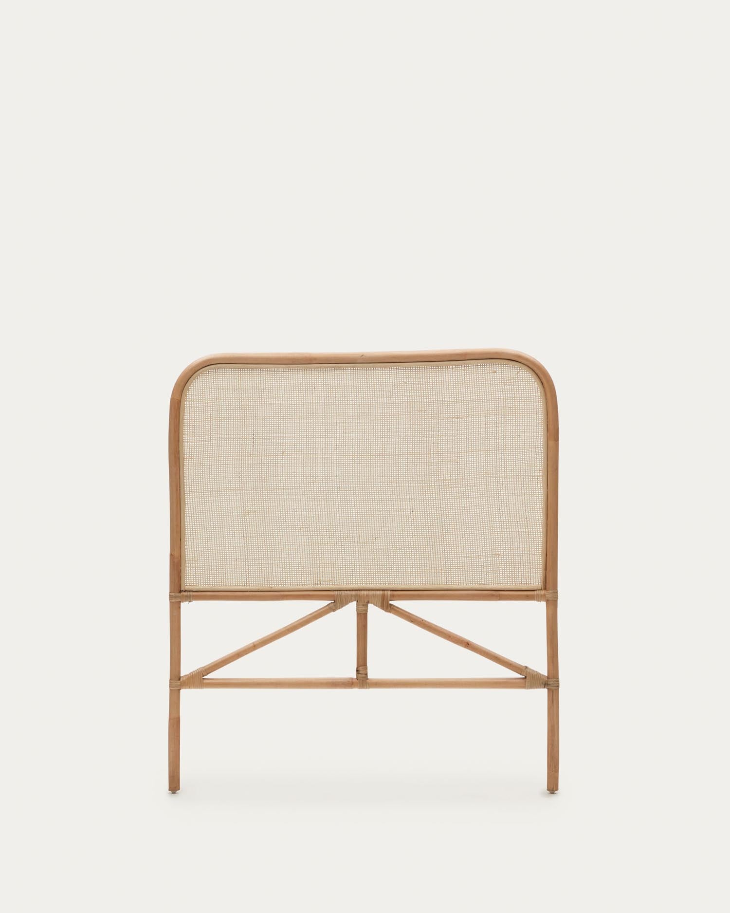 Quiterie Bettkopfteil aus Rattan mit natürlichem Finish 90 cm in Braun präsentiert im Onlineshop von KAQTU Design AG. Zubehör Bett ist von Kave Home