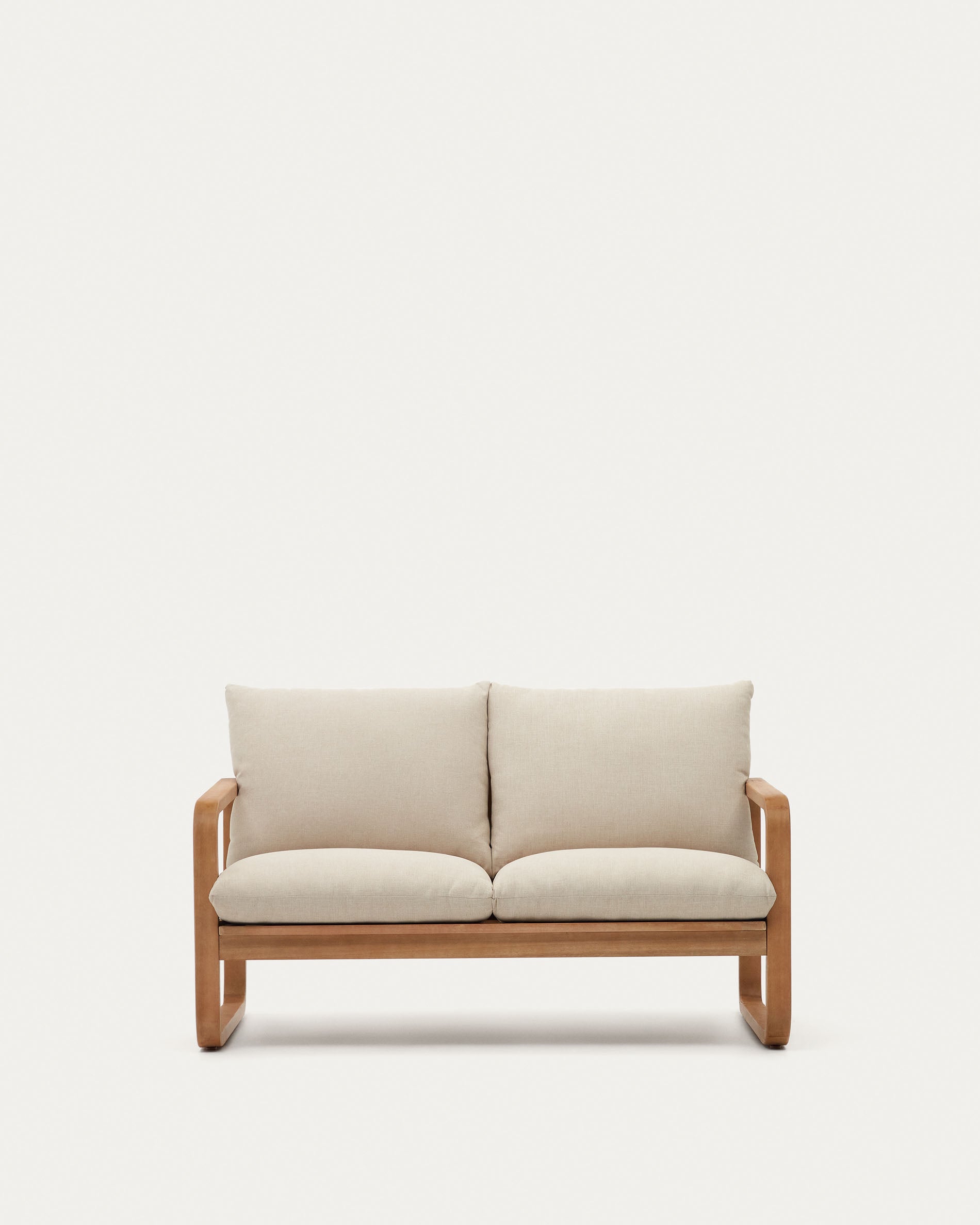 Sacaleta 2-Sitzer-Sofa aus massivem Eukalyptusholz 142 cm FSC 100% in Mehrfarbig präsentiert im Onlineshop von KAQTU Design AG. Lounge Sofa ist von Kave Home