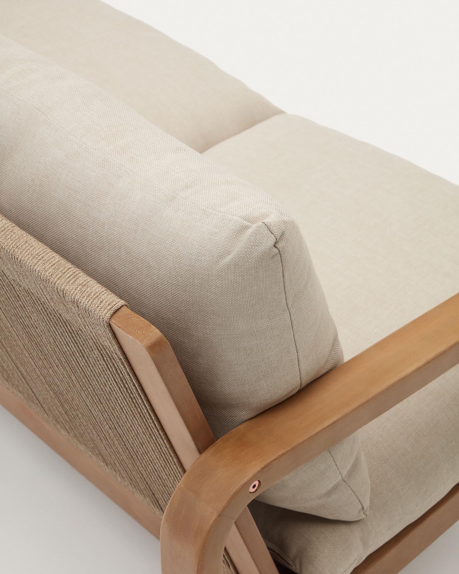 Sacaleta 2-Sitzer-Sofa aus massivem Eukalyptusholz 142 cm FSC 100% in Mehrfarbig präsentiert im Onlineshop von KAQTU Design AG. Lounge Sofa ist von Kave Home