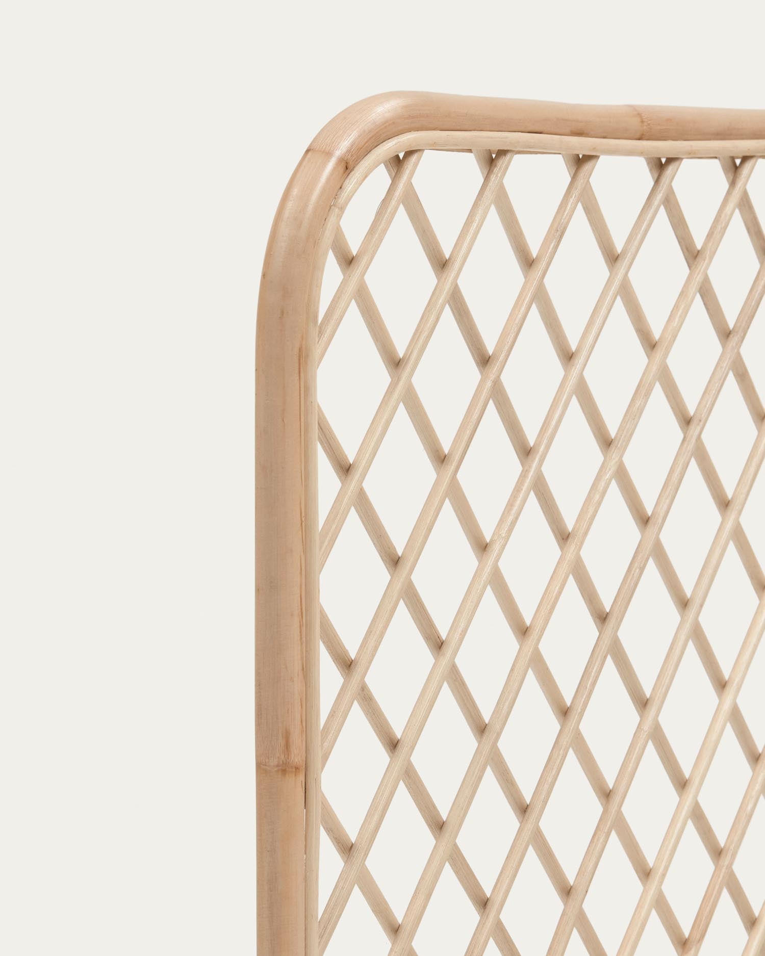 Citlalli Bettkopfteil aus Rattan mit natürlichem Finish für Bett von 90 cm Breite in Braun präsentiert im Onlineshop von KAQTU Design AG. Zubehör Bett ist von Kave Home