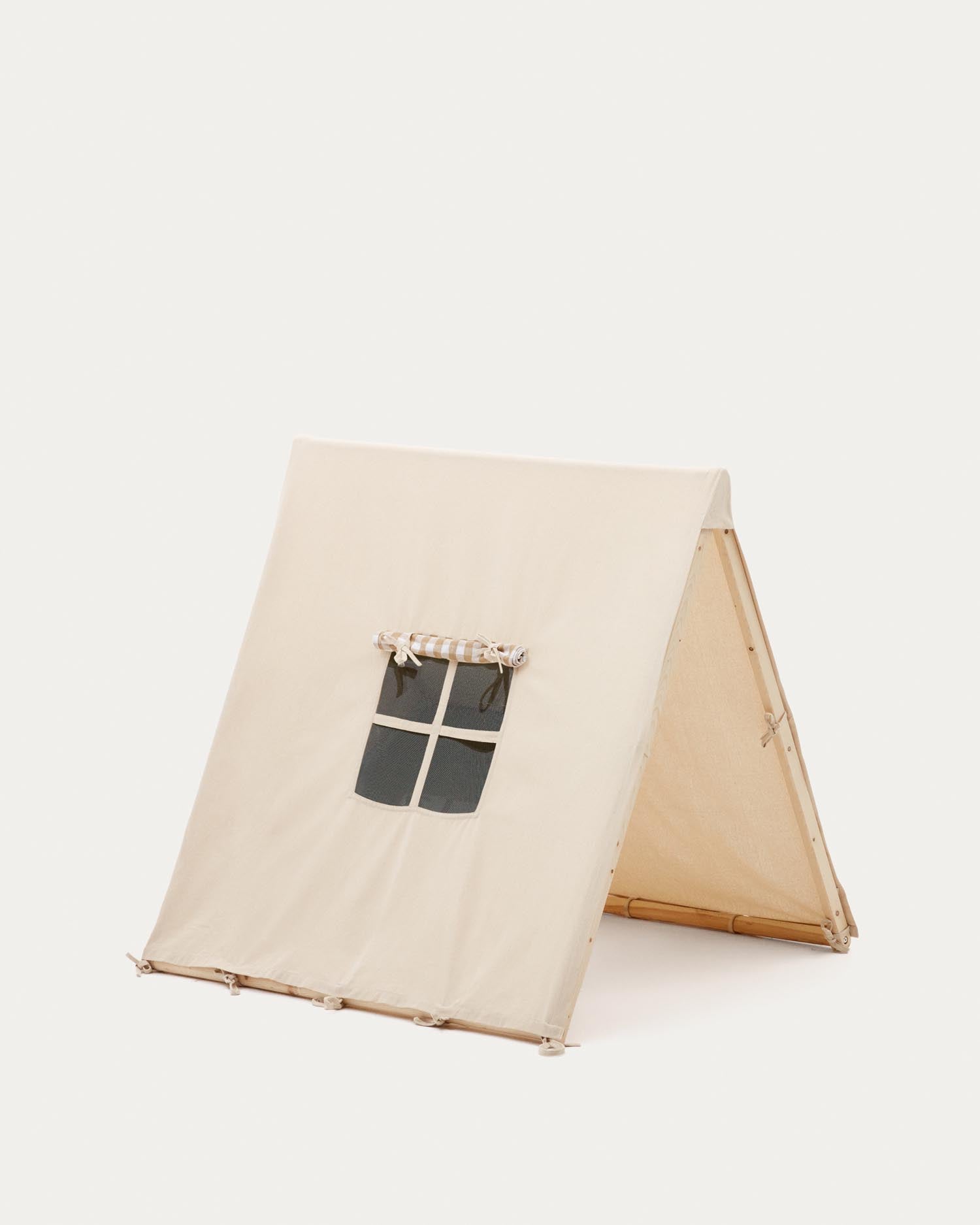 Yanil Tipi-Zelt 100% Baumwolle weiss 100 x 90 cm in Beige präsentiert im Onlineshop von KAQTU Design AG. Zelt Kids ist von Kave Home