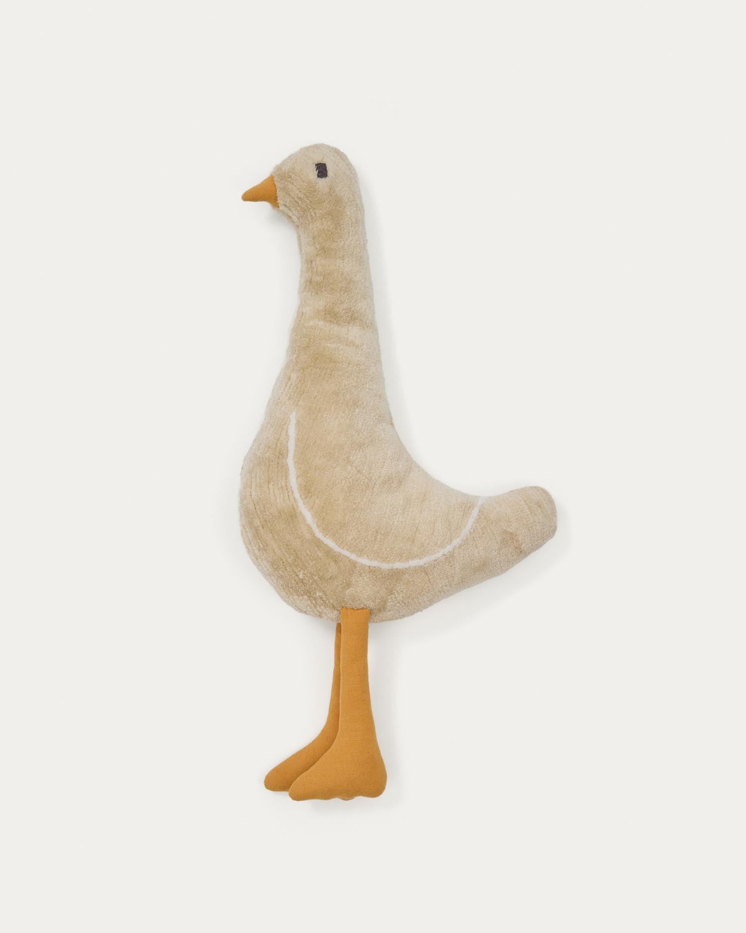 Kissen in Gänseform Milu aus Baumwolle beige beige 50 cm in Mehrfarbig präsentiert im Onlineshop von KAQTU Design AG. Deko Kissen ist von Kave Home