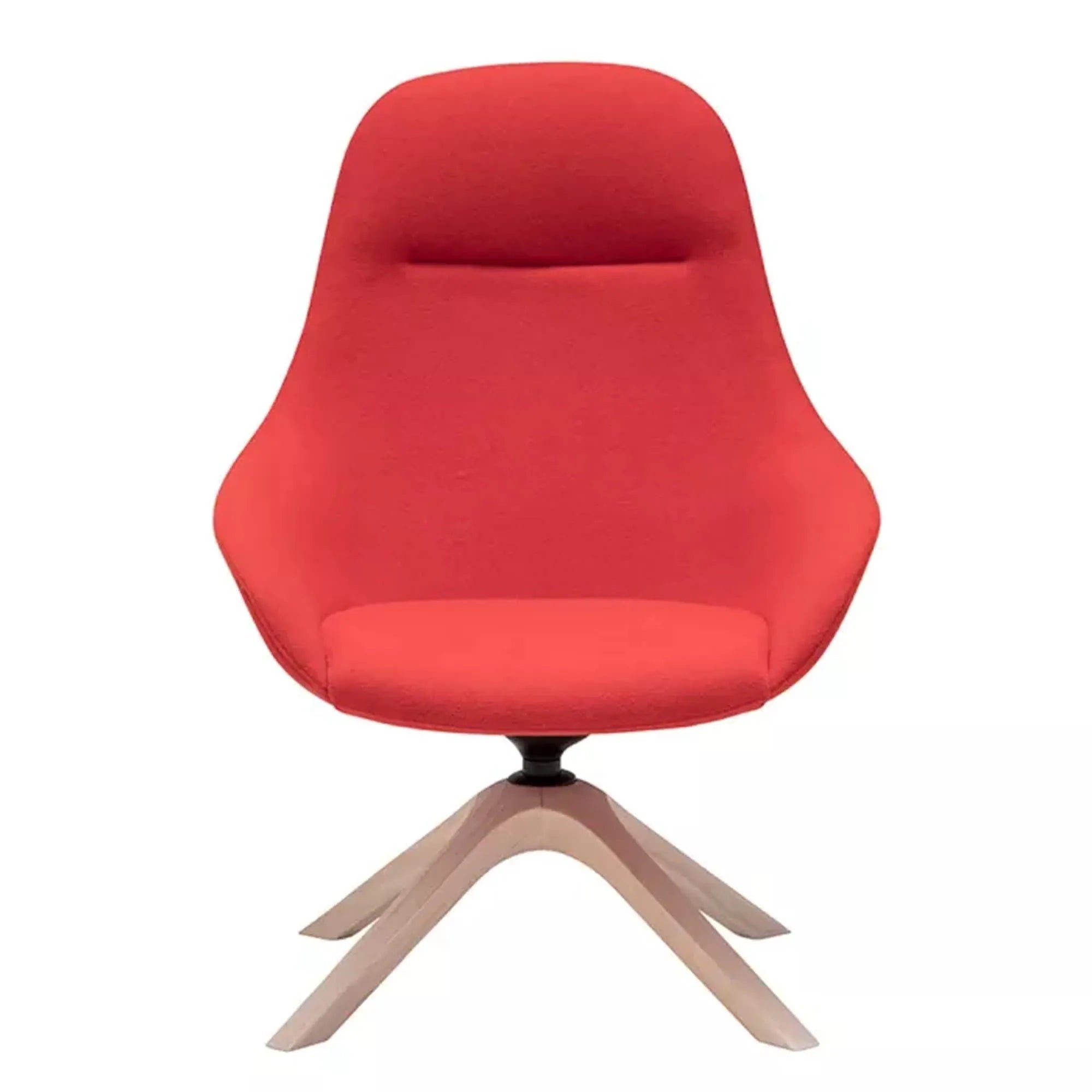 Next Lounge high drehbar in Orange präsentiert im Onlineshop von KAQTU Design AG. Sessel ist von Andreu World