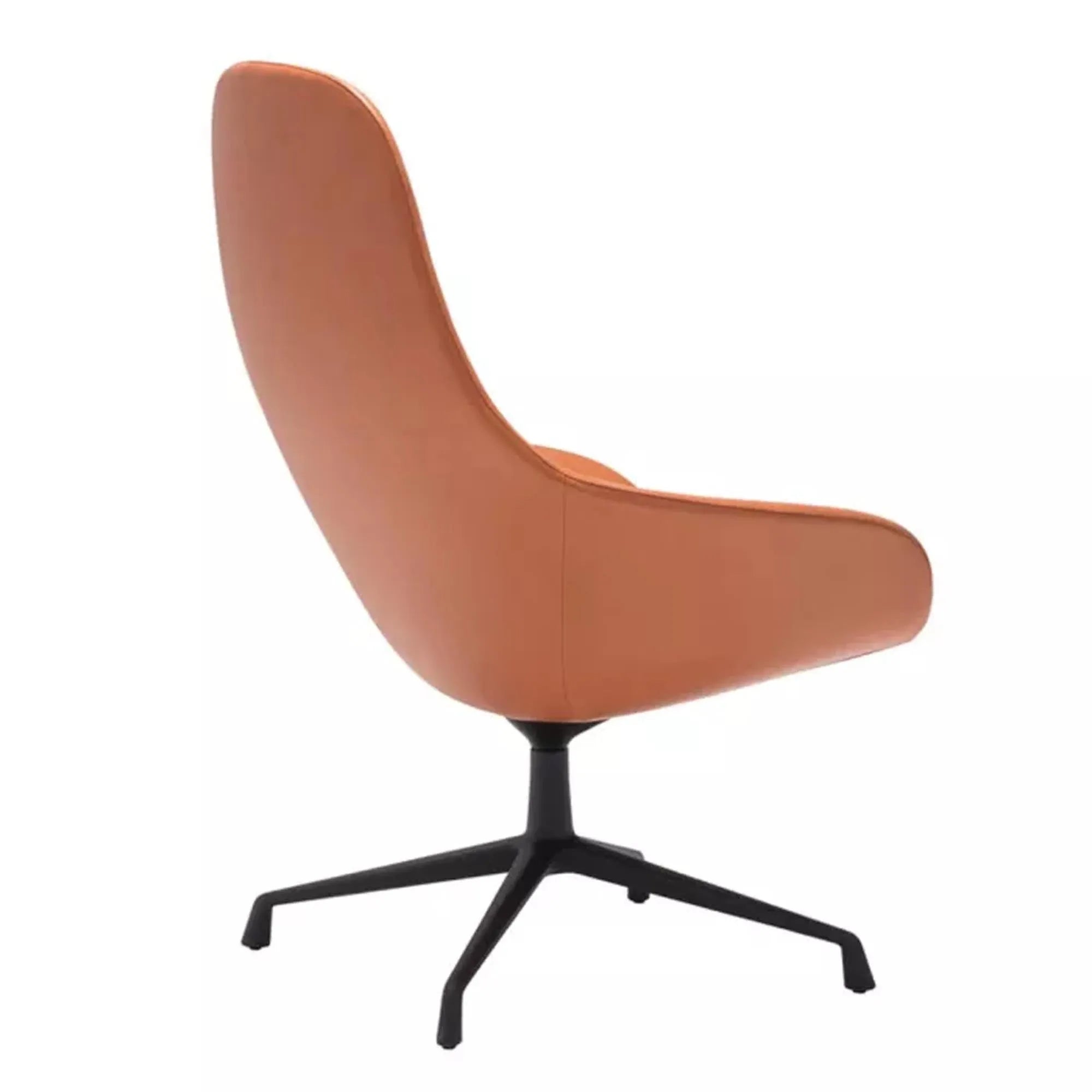 Next Lounge high drehbar in Orange präsentiert im Onlineshop von KAQTU Design AG. Sessel ist von Andreu World