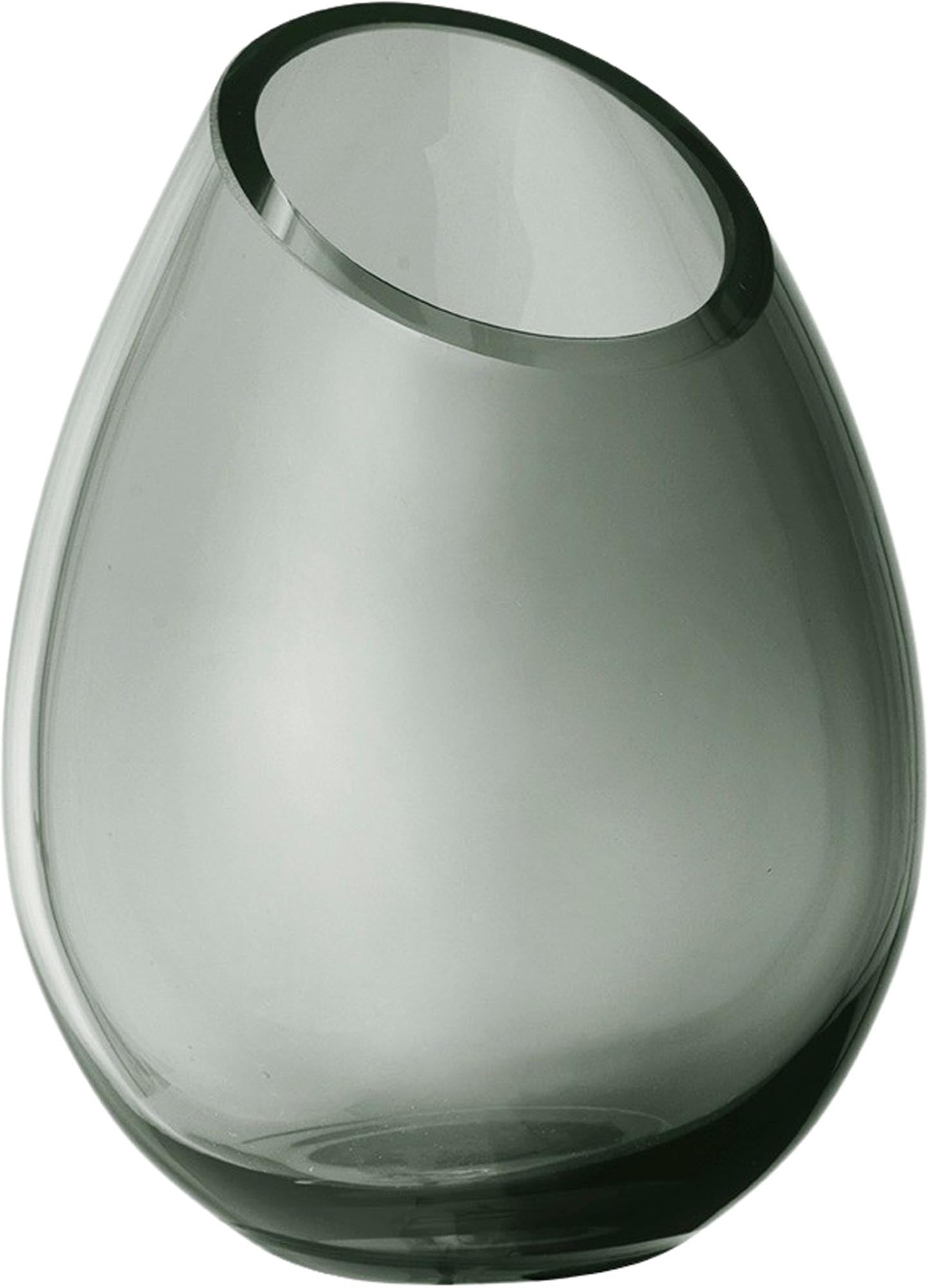 Vase DROP in smoke präsentiert im Onlineshop von KAQTU Design AG. Vase ist von e + h Services AG