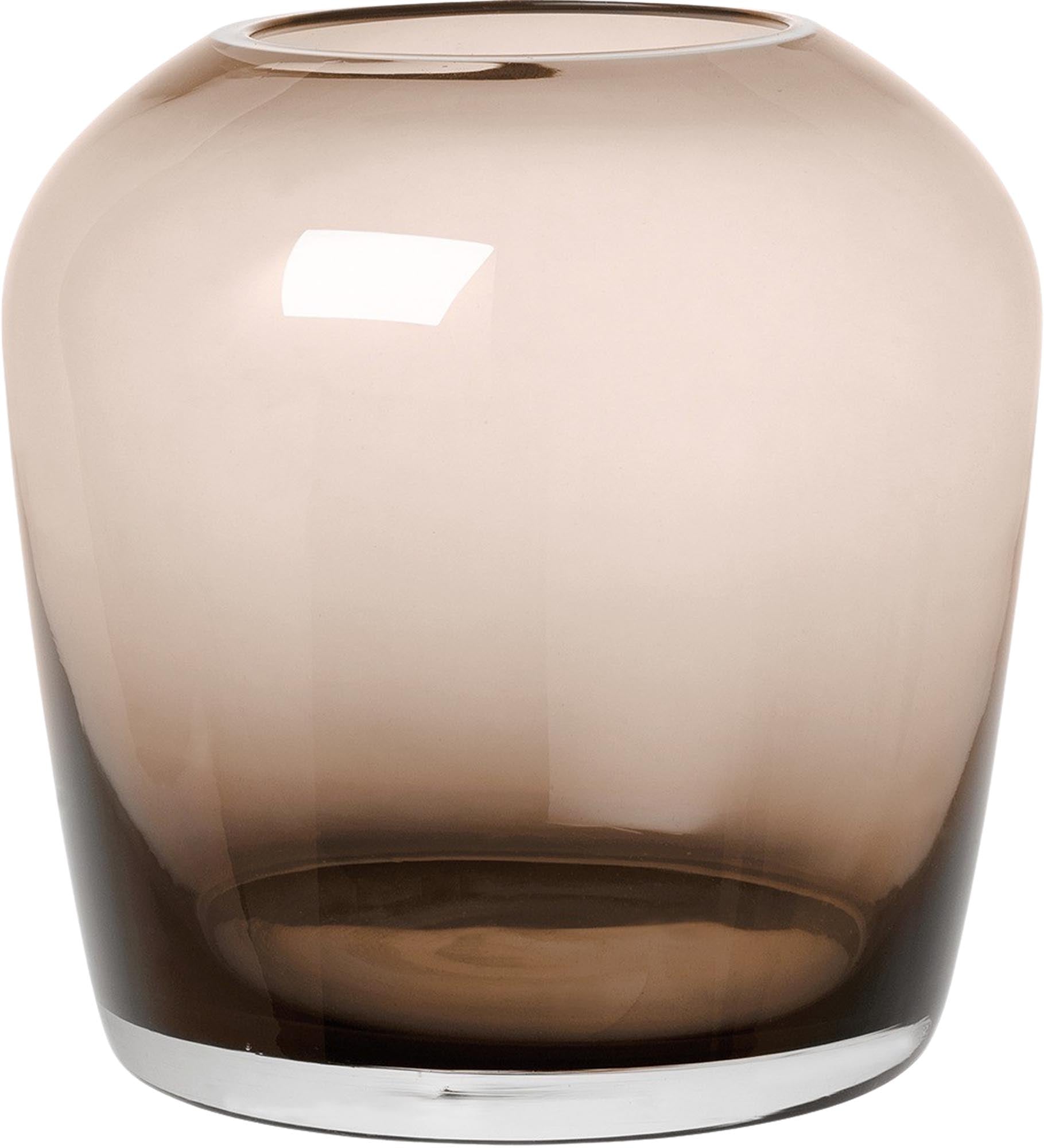 Vase LETA in coffee präsentiert im Onlineshop von KAQTU Design AG. Vase ist von e + h Services AG