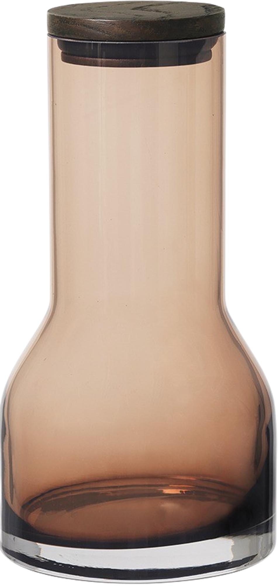 Wasserkaraffe LUNGO 0.6l in coffee präsentiert im Onlineshop von KAQTU Design AG. Karaffe ist von e + h Services AG