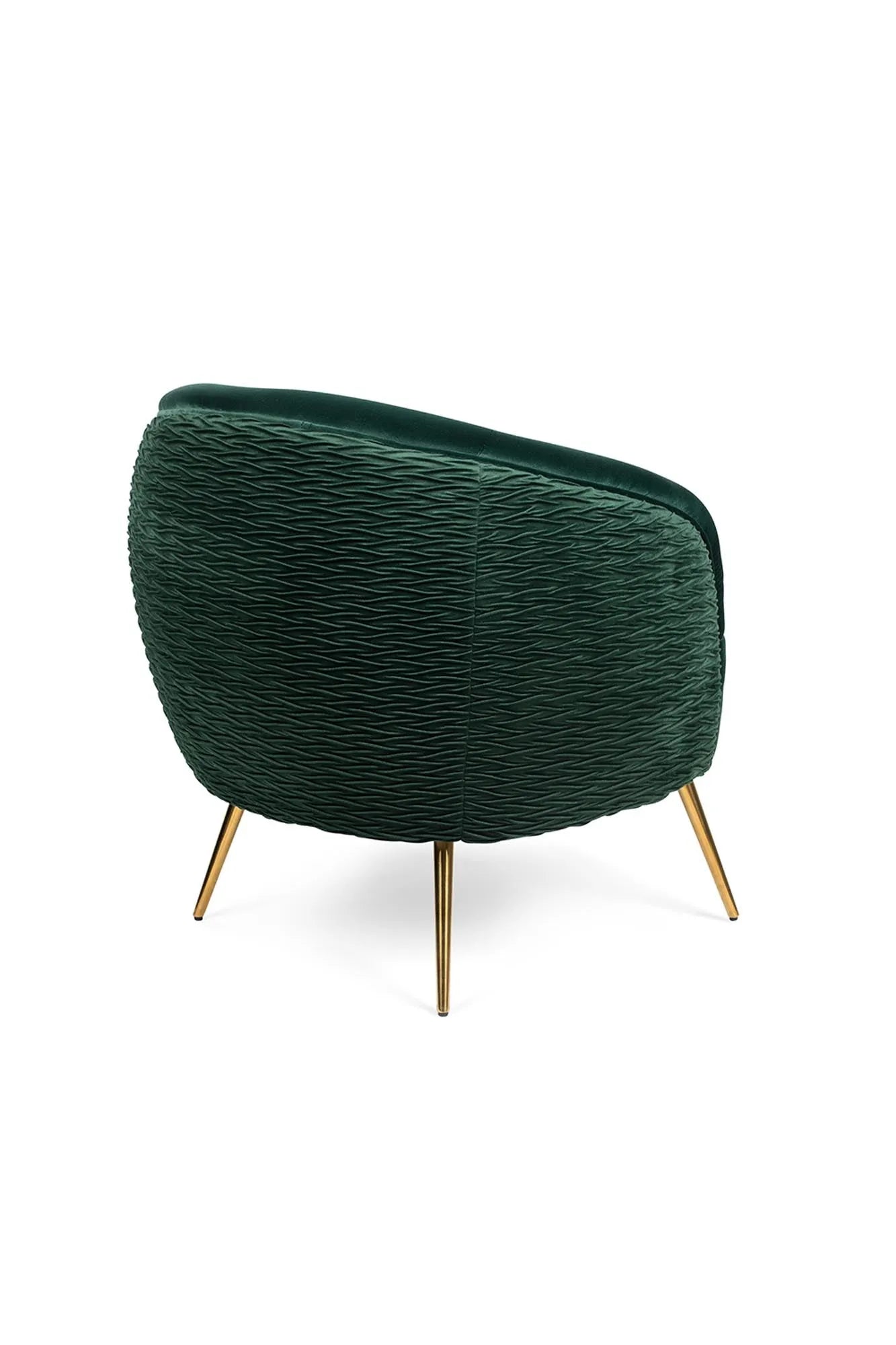 SO CURVY Loungesessel in Grün präsentiert im Onlineshop von KAQTU Design AG. Sessel ist von Bold Monkey