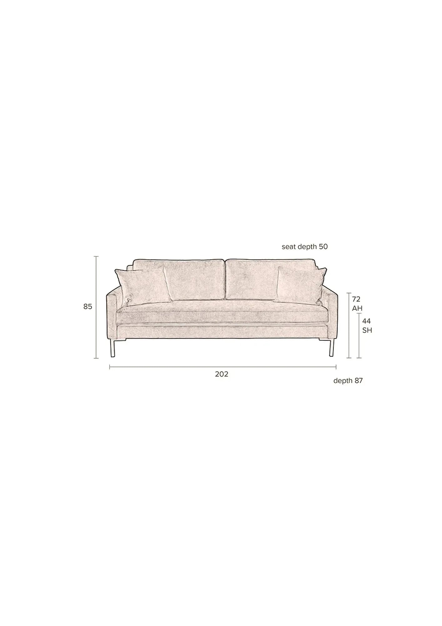 Sofa HOUDA 3 Sitzer - KAQTU Design