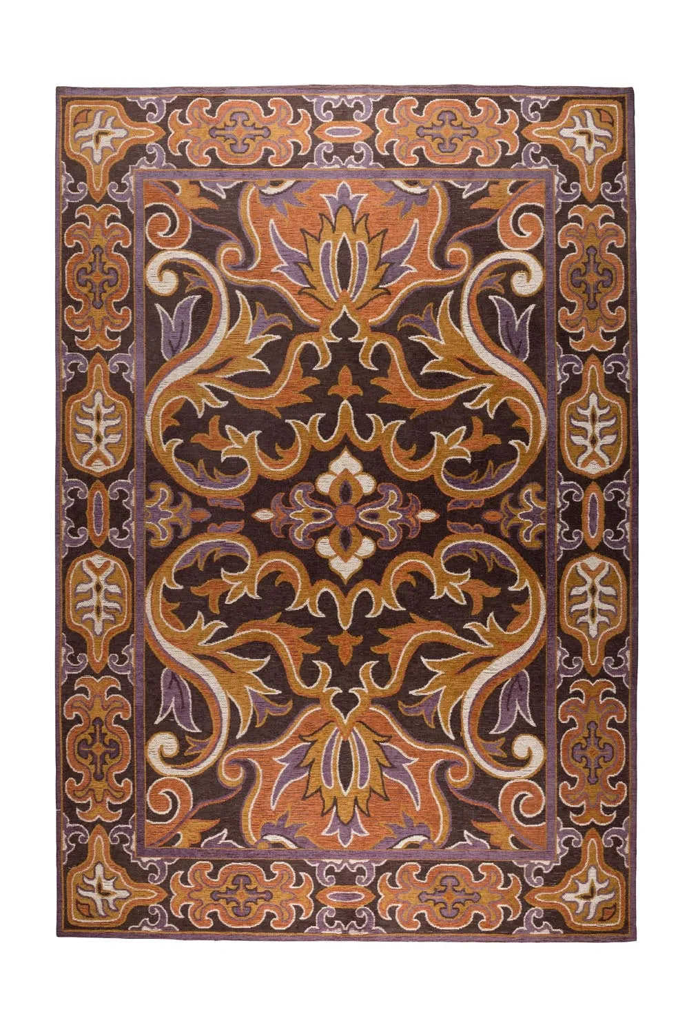 Teppich Bashmira 160x230 in Orange präsentiert im Onlineshop von KAQTU Design AG. Teppich ist von Dutchbone