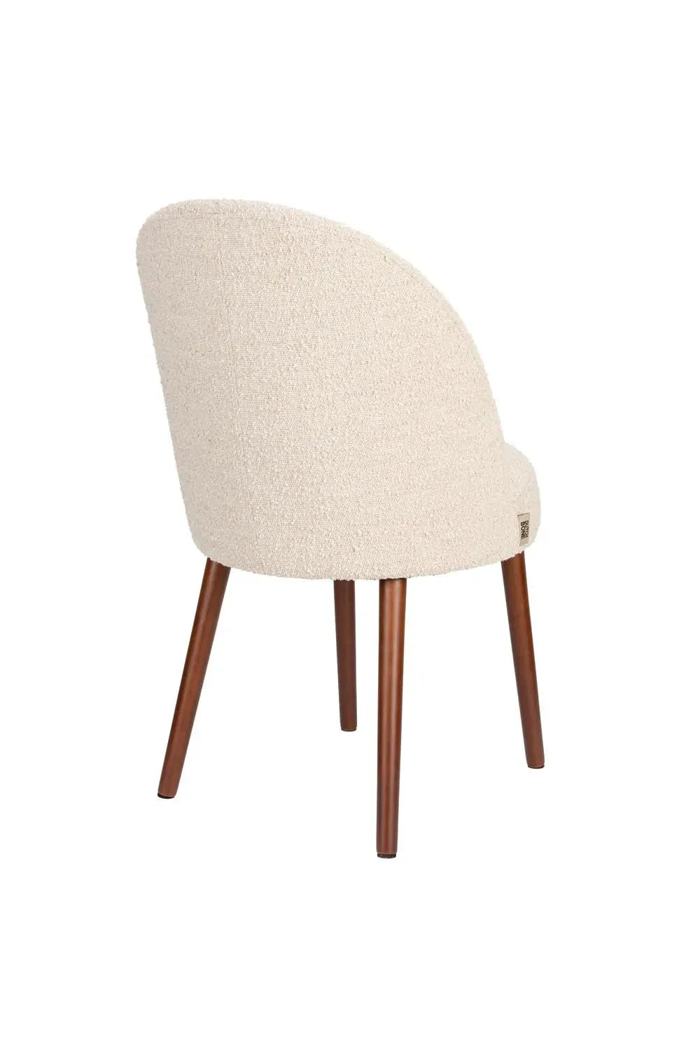 Stuhl Barbara Boucle Beige in Beige präsentiert im Onlineshop von KAQTU Design AG. Stuhl ist von Dutchbone