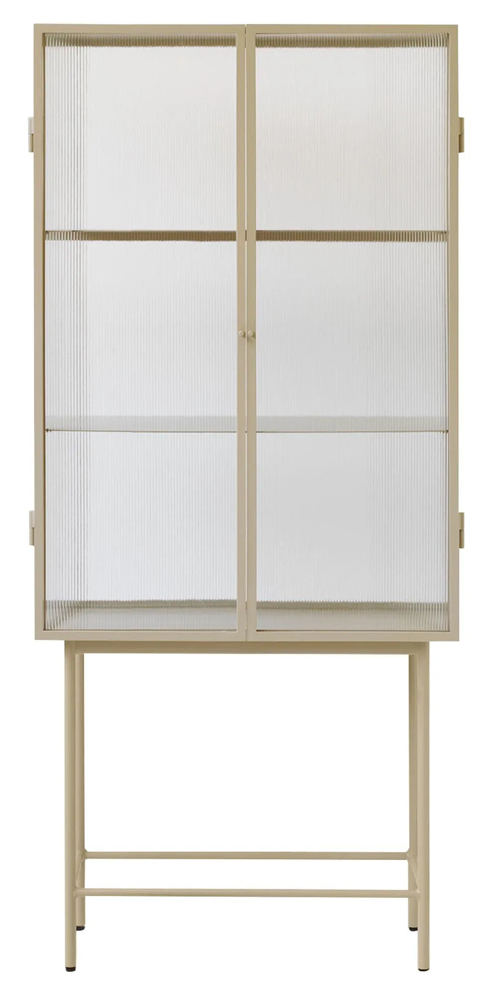 Moderne Haze Vitrine mit strukturiertem Glas von Ferm Living.