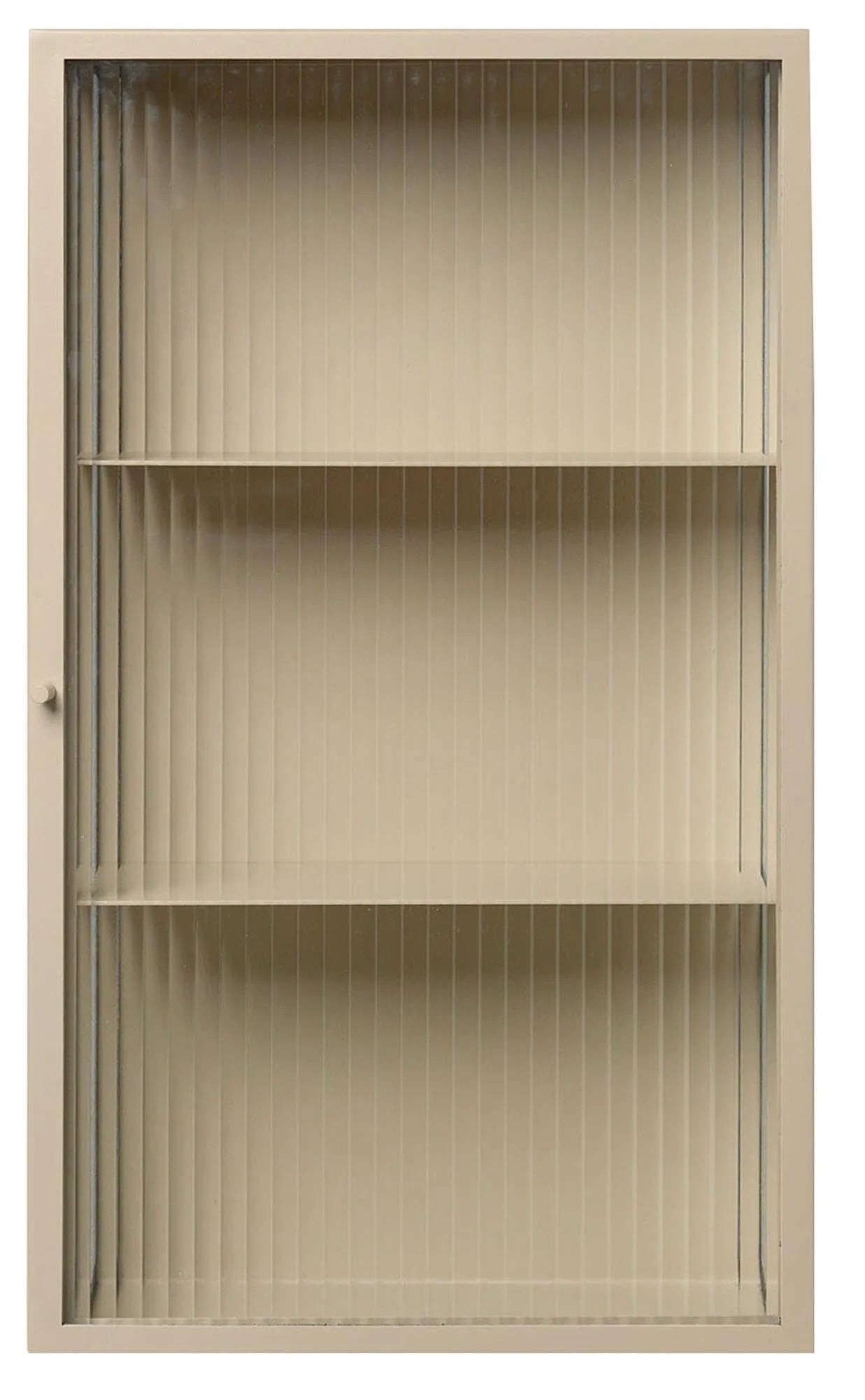 Eleganter Haze Wandschrank mit geriffeltem Glas von Ferm Living.