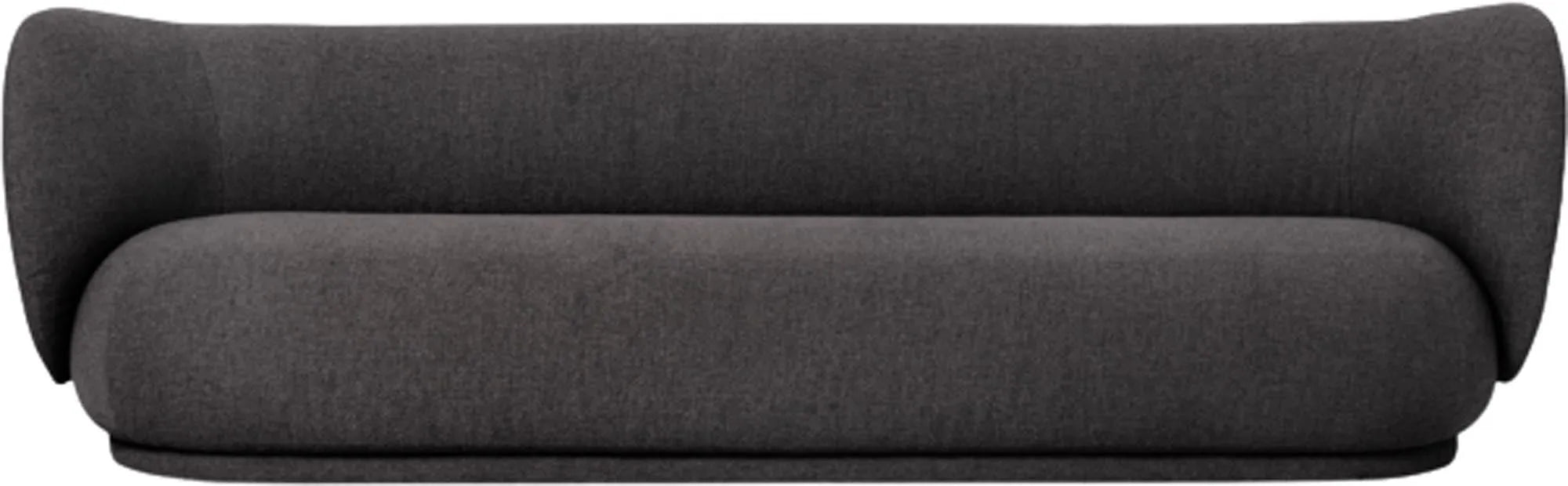 Das Rico 4er Sofa von Ferm Living: Elegante Kurven, zeitloses Bouclé, Komfort und Volumen in klassischem Design.