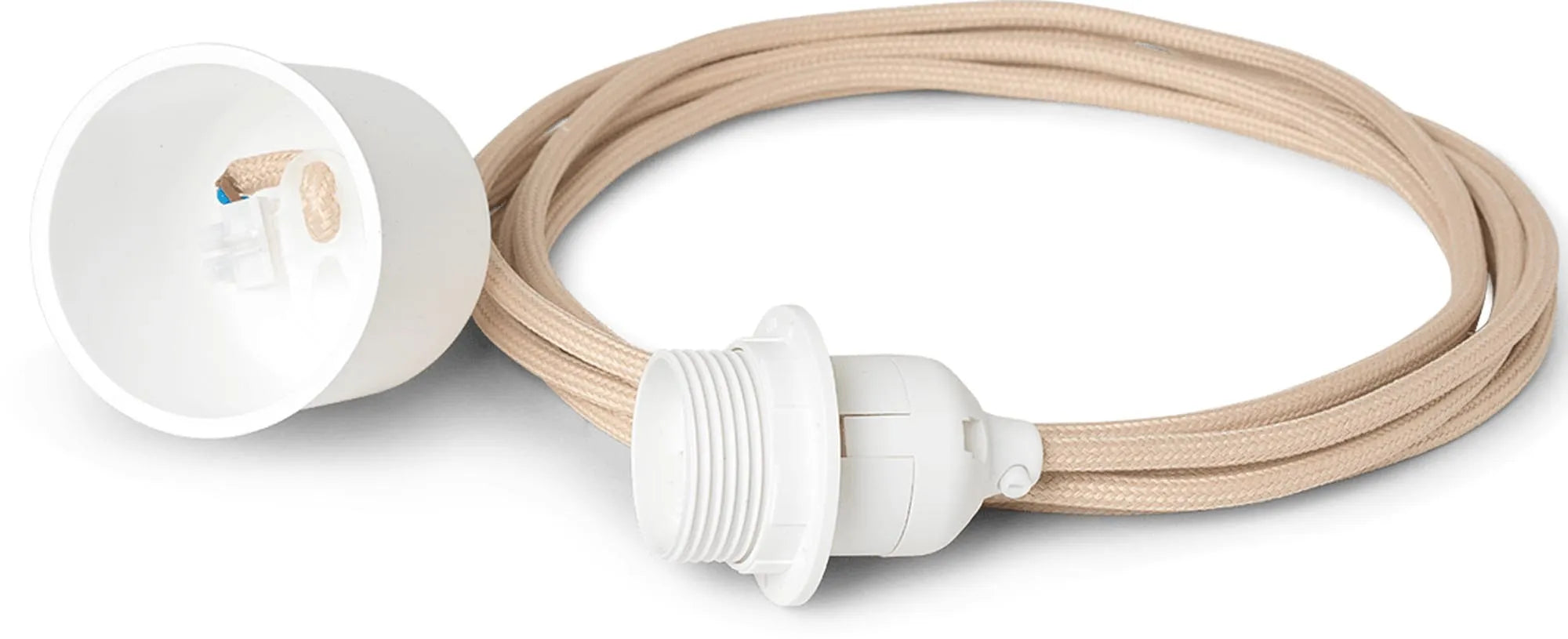 Kabel / Lampenfassung für- Pendelleuchte 2 m in Sand präsentiert im Onlineshop von KAQTU Design AG. Kabel / Lampenfassung ist von Ferm Living