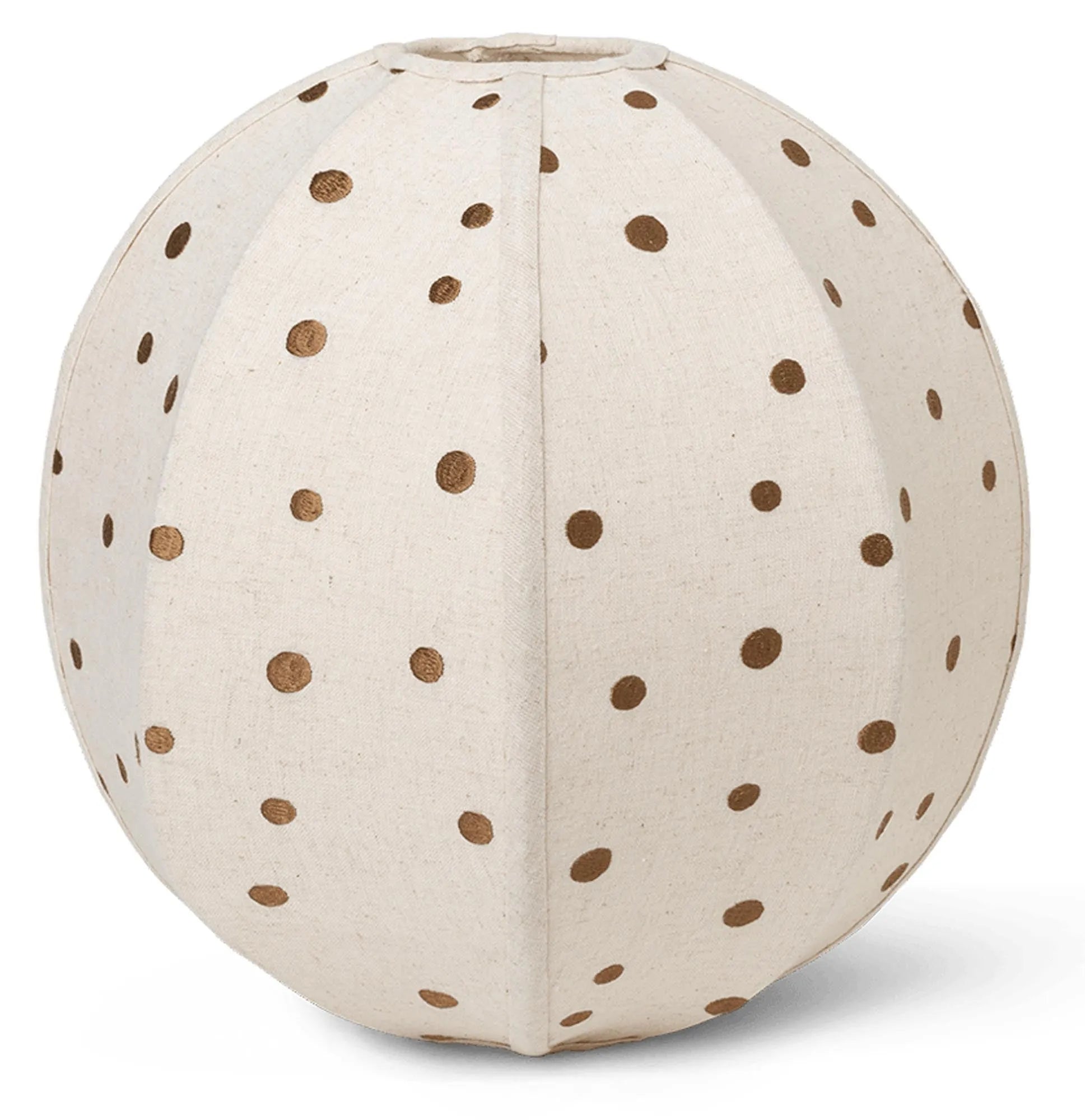 Eleganter Dots Lampenschirm von Ferm Living aus reiner Baumwolle.