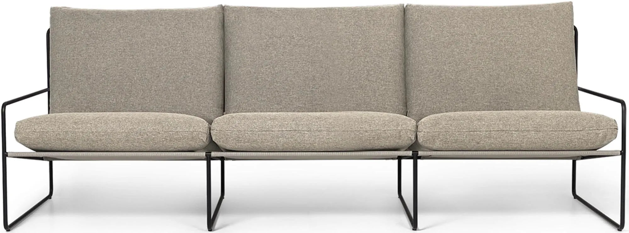 Stilvolles Desert 3-Sitzer Sofa für moderne Outdoor-Oasen.