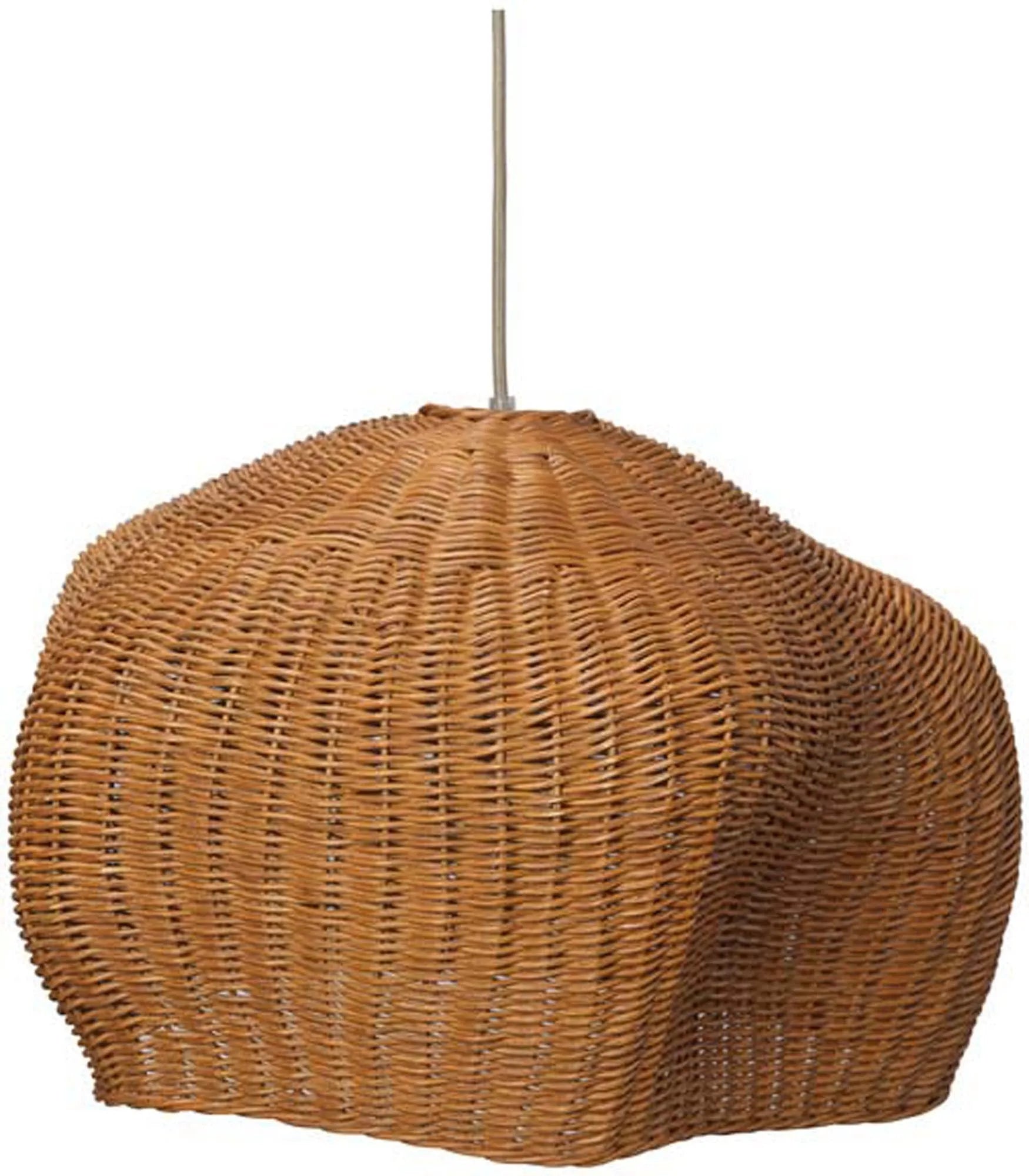 Exquisiter Rattan-Lampenschirm von Ferm Living: Handgefertigt, organisch, stilvoll und nachhaltig. Perfekt für jeden Raum.