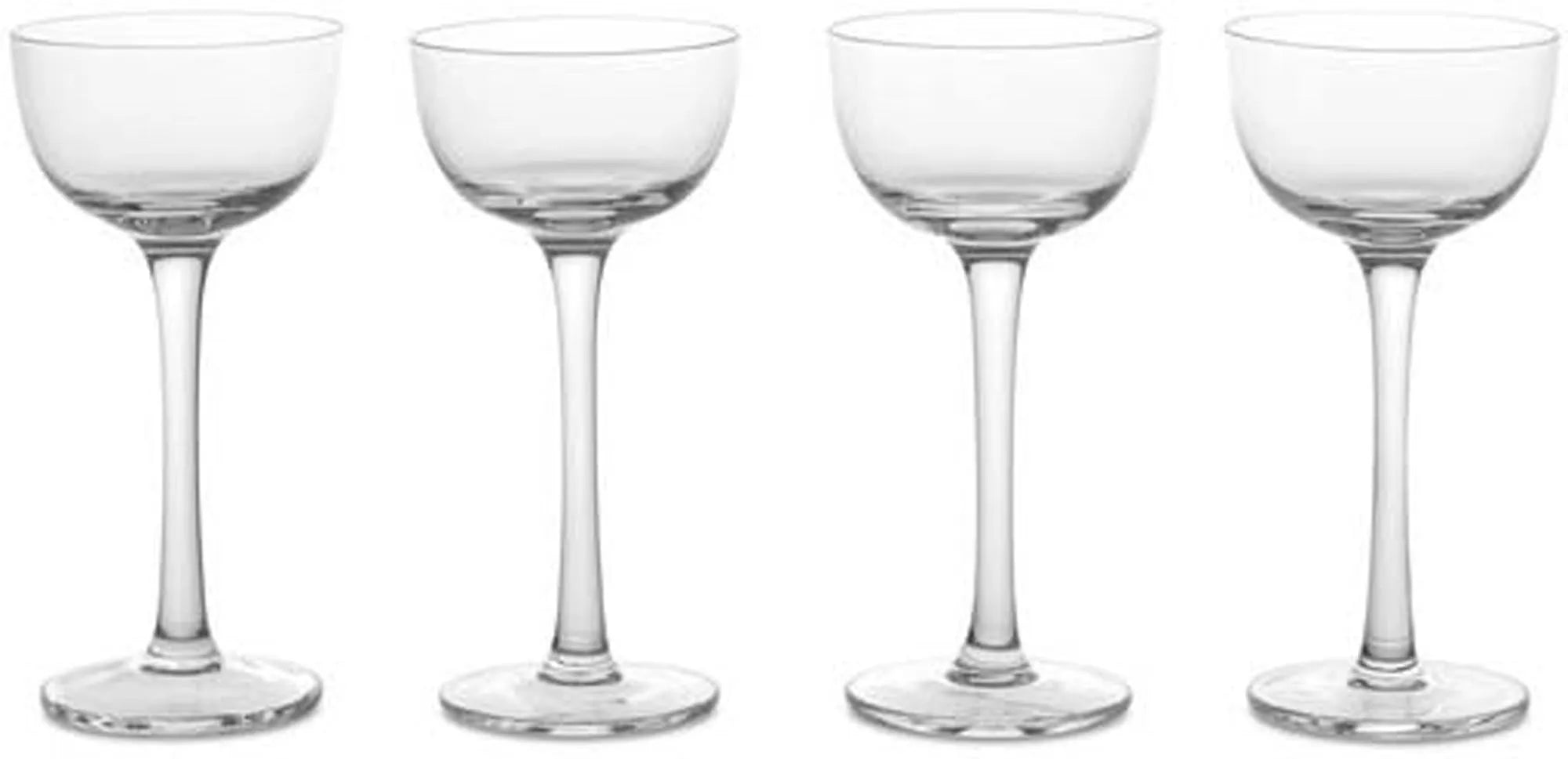 Host Liqueur Glas 4er Set, Glas, KAQTU Design