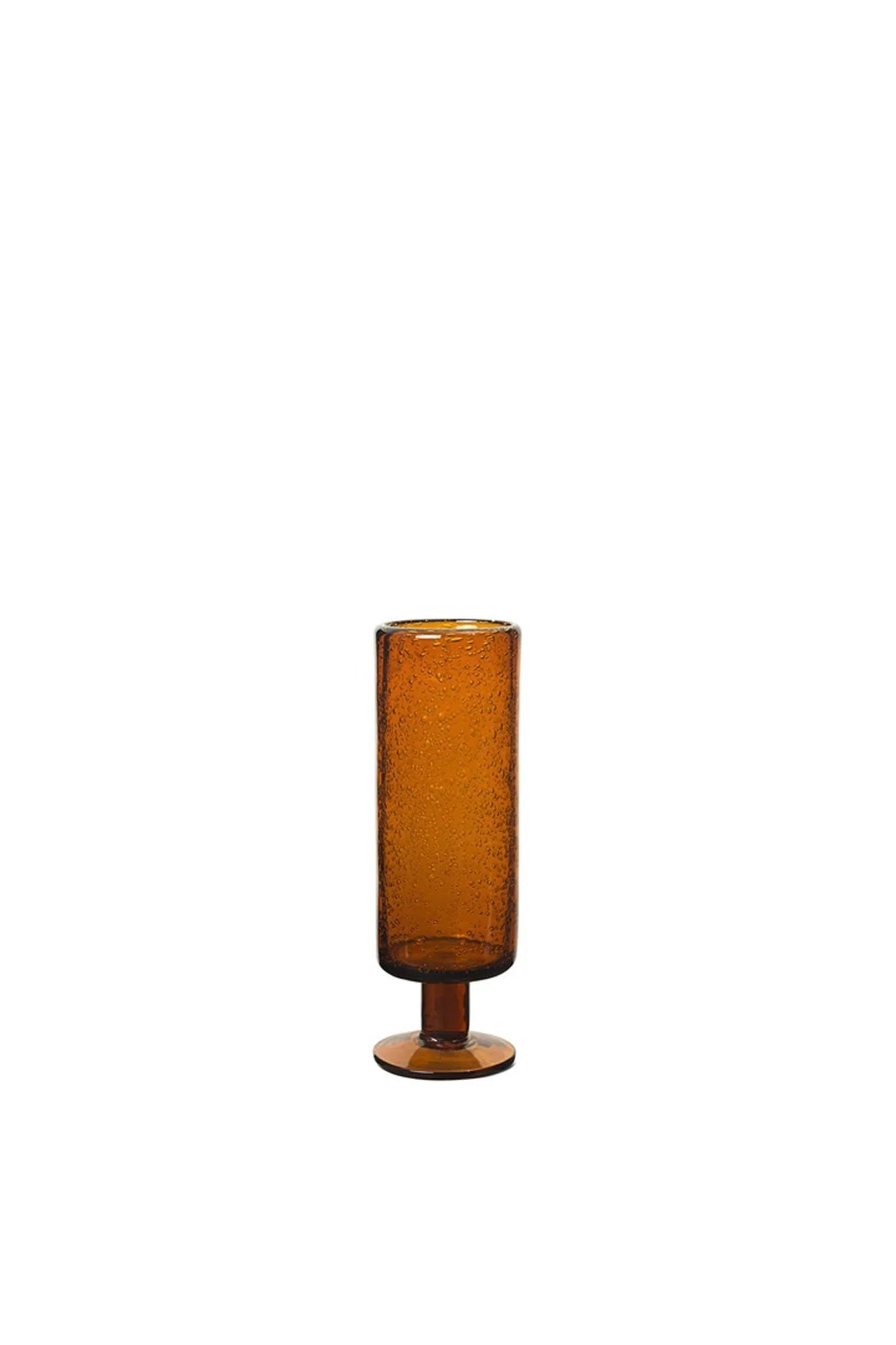 Oli Champagne Flute in Amber präsentiert im Onlineshop von KAQTU Design AG. Wein- & Sektglas ist von Ferm Living