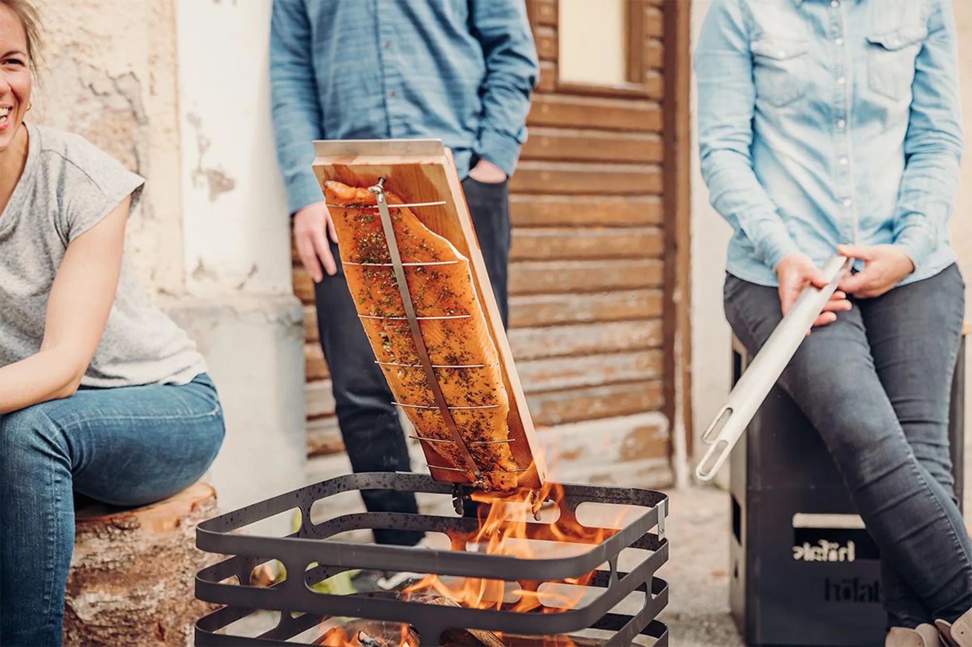 Flammlachsbrett in  präsentiert im Onlineshop von KAQTU Design AG. Grillzubehör ist von Höfats