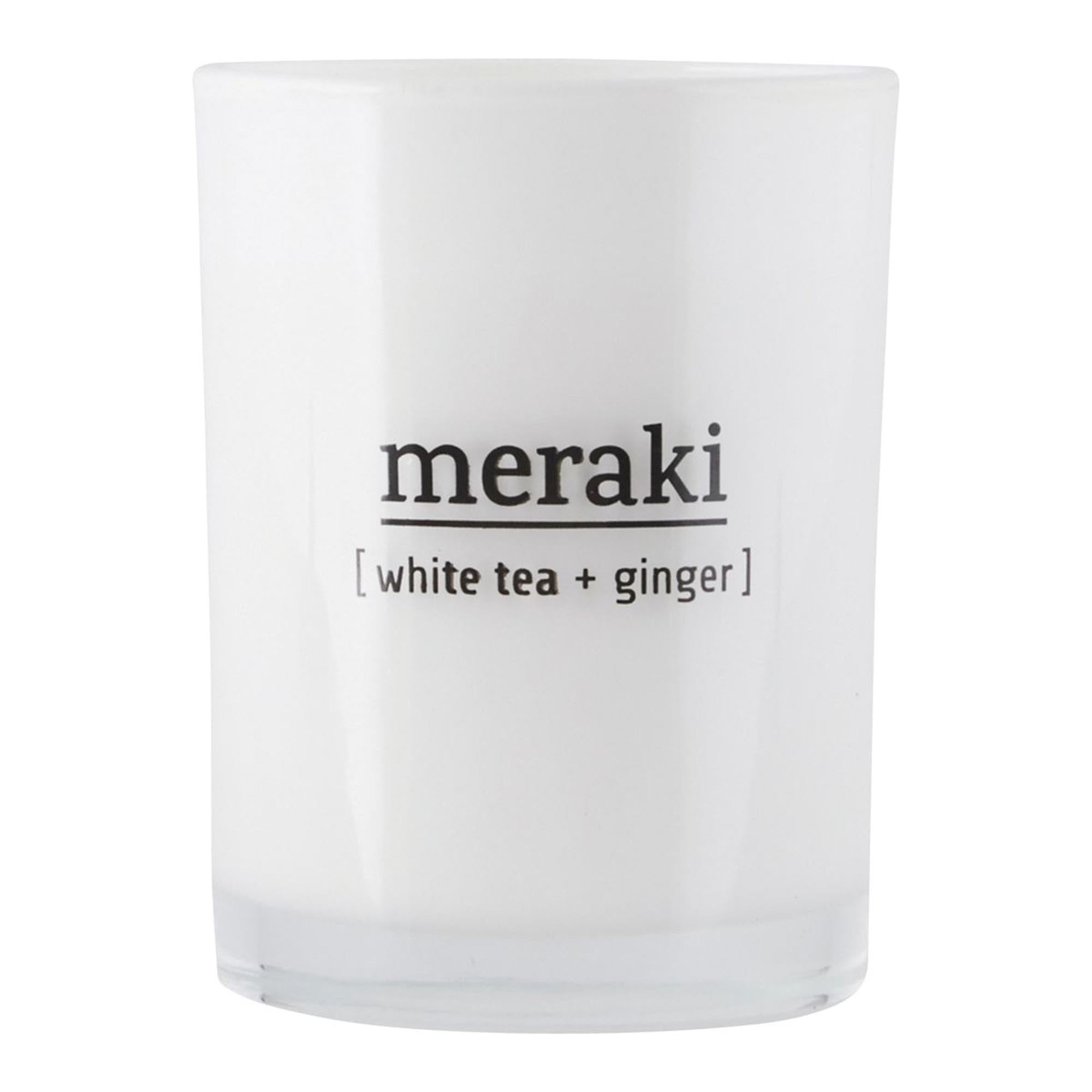 Duftkerze, White tea & ginger in  präsentiert im Onlineshop von KAQTU Design AG. Duftkerzen ist von Meraki