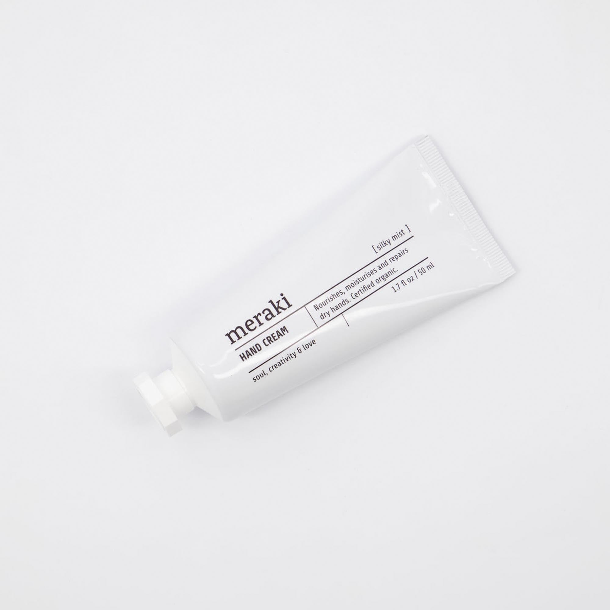 Hand cream, Silky mist in  präsentiert im Onlineshop von KAQTU Design AG. Pflege ist von Meraki