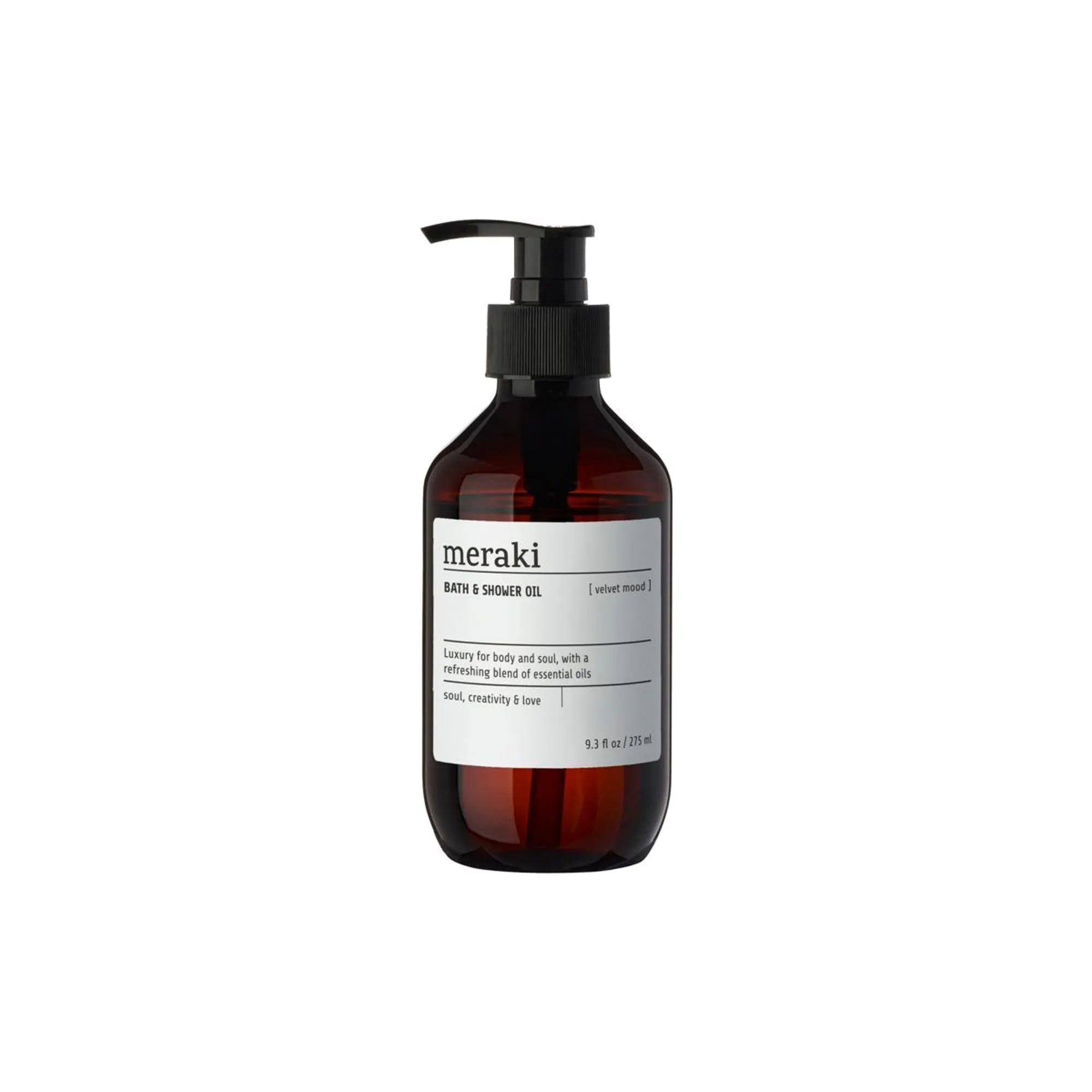 Bath & Shower oil, Velvet mood in  präsentiert im Onlineshop von KAQTU Design AG. Pflege ist von Meraki