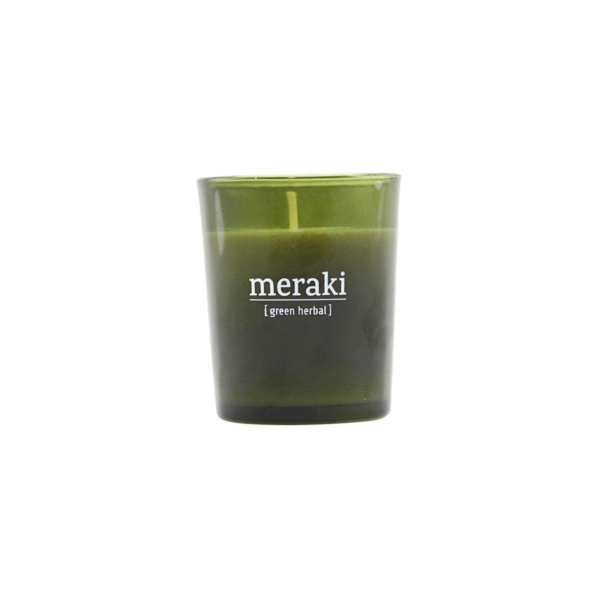 Duftkerze, Green herbal in  präsentiert im Onlineshop von KAQTU Design AG. Duftkerzen ist von Meraki