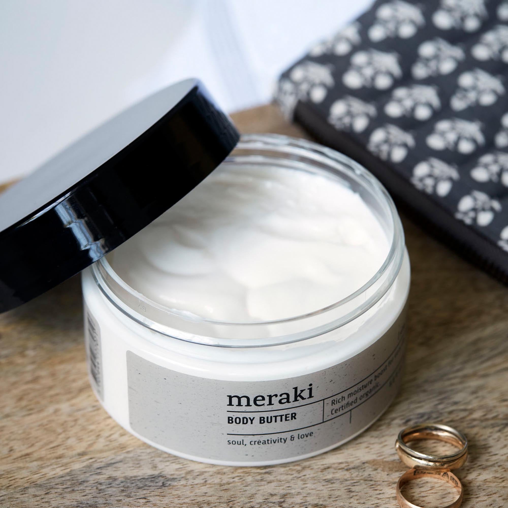 Body butter, Silky mist in  präsentiert im Onlineshop von KAQTU Design AG. Pflege ist von Meraki