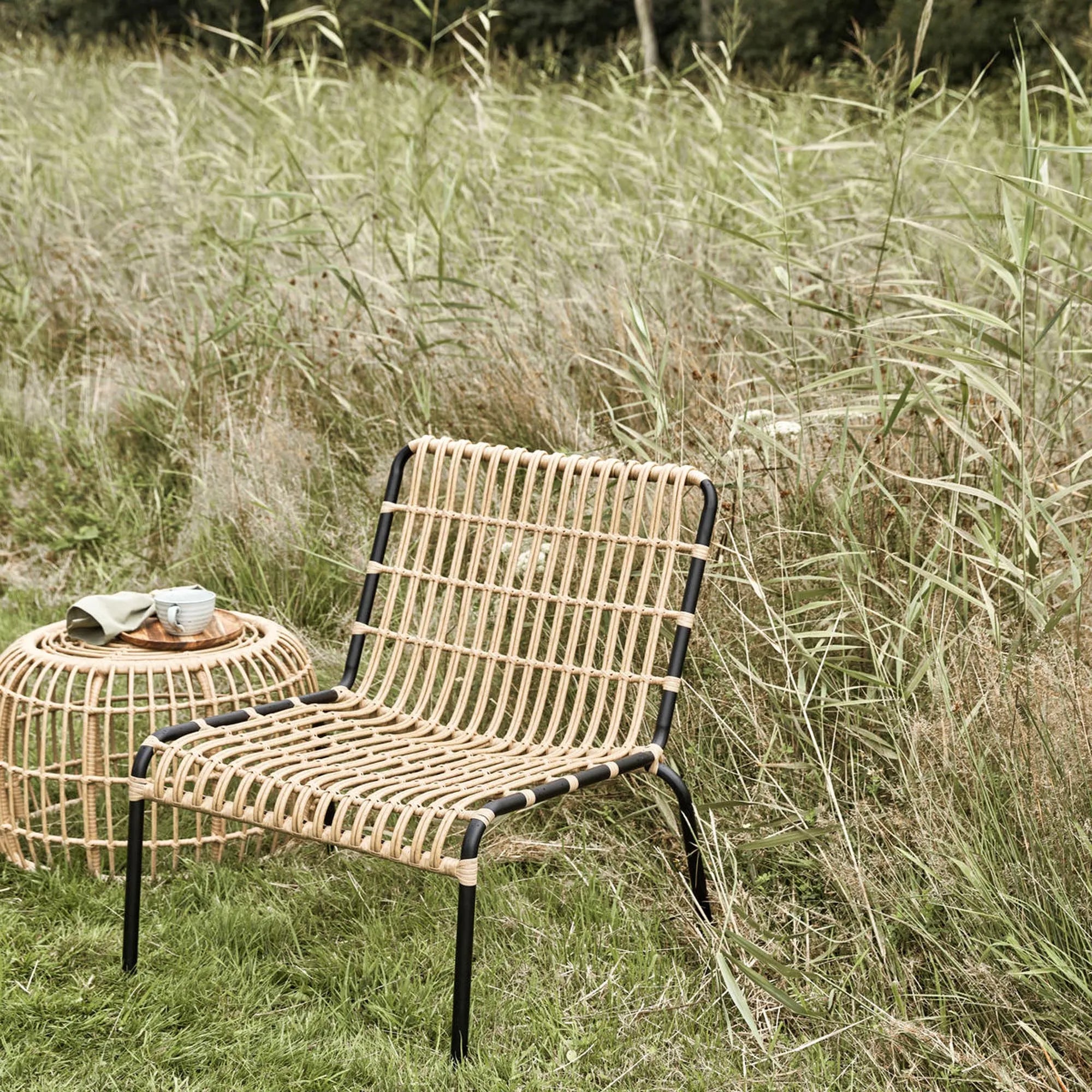 Lounge-Sessel, HDLoka, Natur in Natur präsentiert im Onlineshop von KAQTU Design AG. Outdoor-Sessel ist von House Doctor