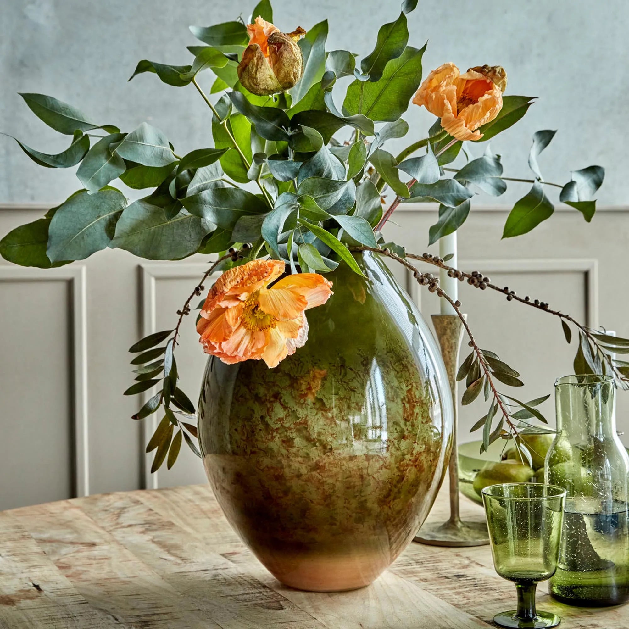 Vase, HDClose, Grün in Grün präsentiert im Onlineshop von KAQTU Design AG. Vase ist von House Doctor