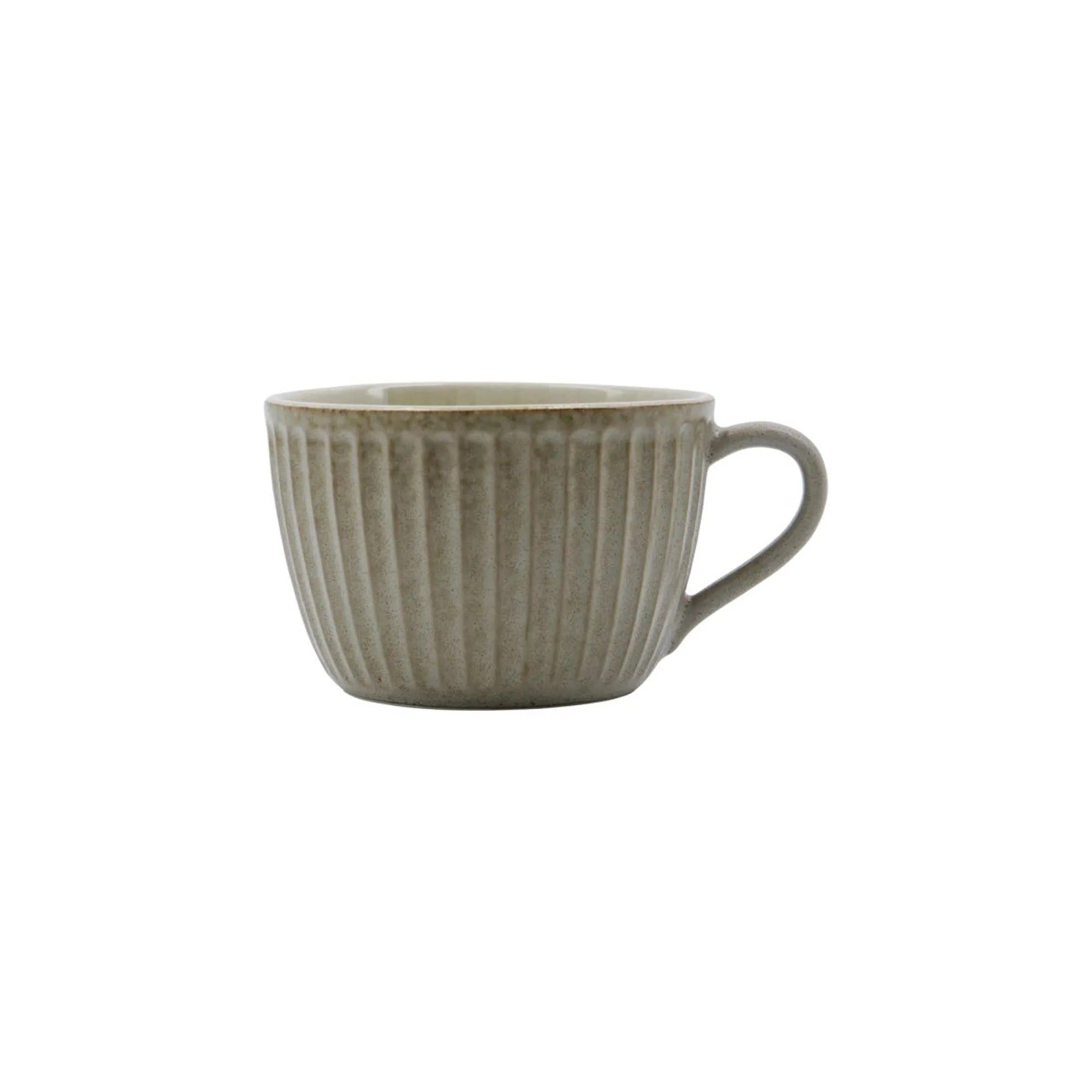 Tasse, HDPleat, Grau/braun in Grau/braun präsentiert im Onlineshop von KAQTU Design AG. Tasse ist von House Doctor