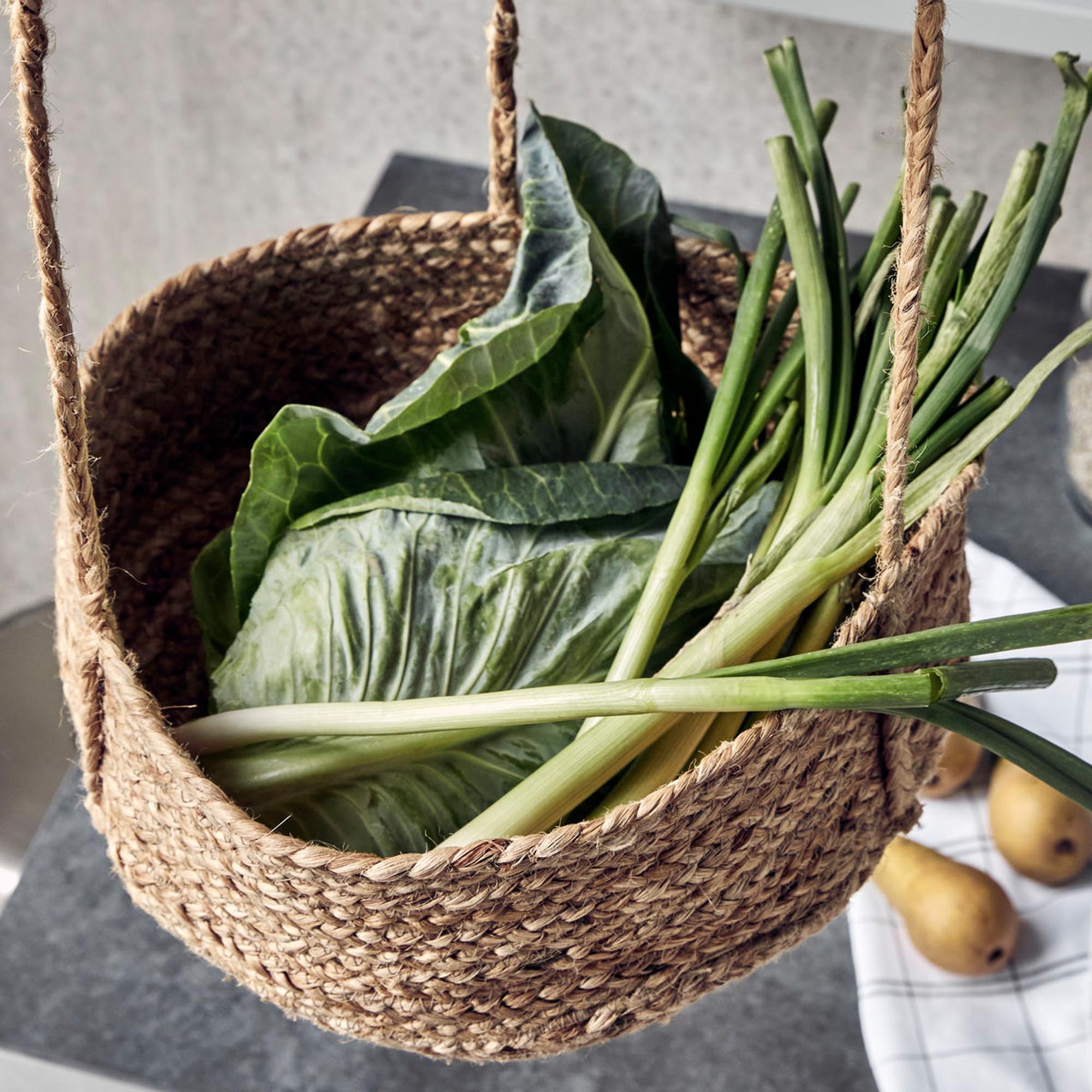 Hanging baskets, HDHaan, Natur in Natur präsentiert im Onlineshop von KAQTU Design AG. Aufbewahrungskorb ist von House Doctor