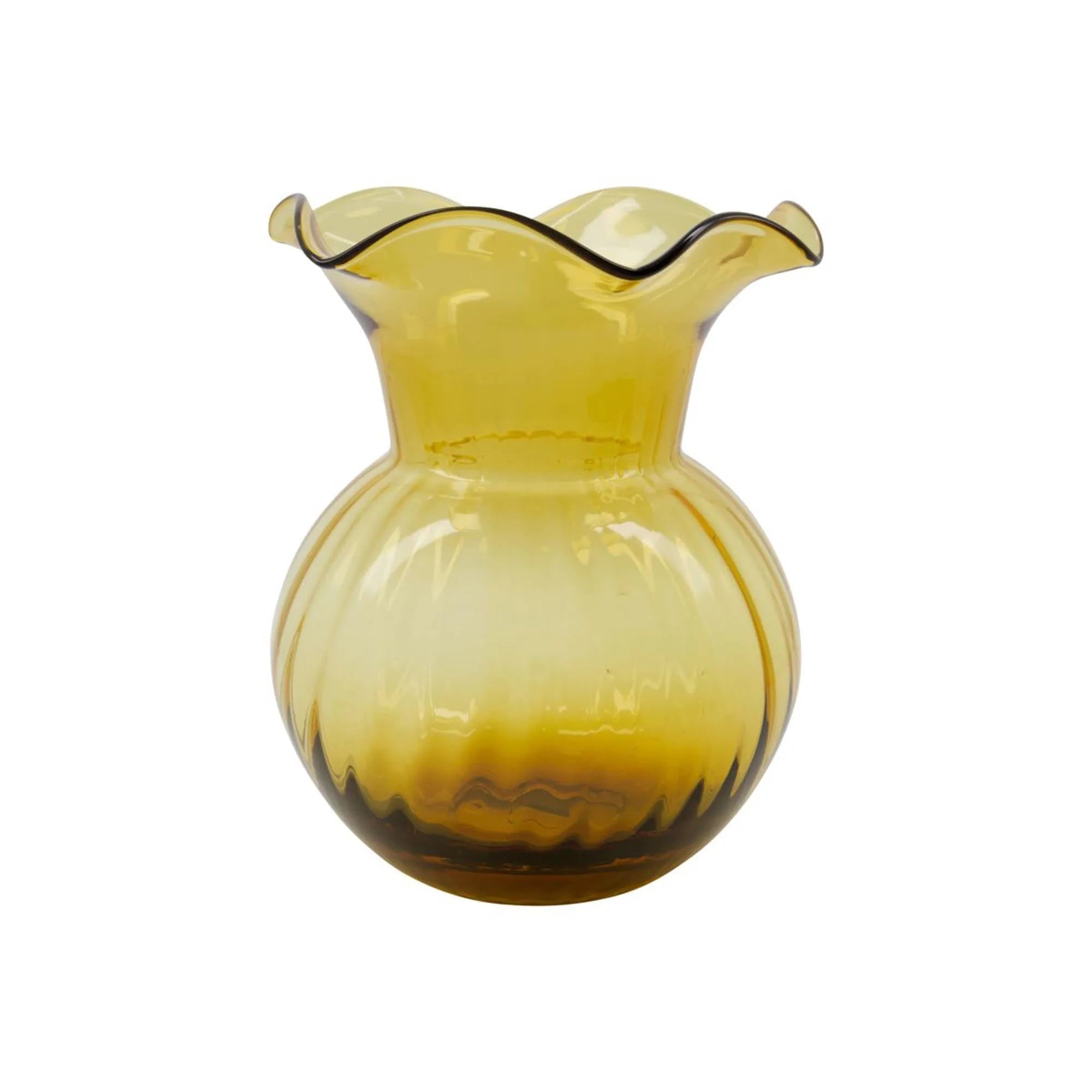 Vase, HDPomp, Amber in Amber präsentiert im Onlineshop von KAQTU Design AG. Vase ist von House Doctor