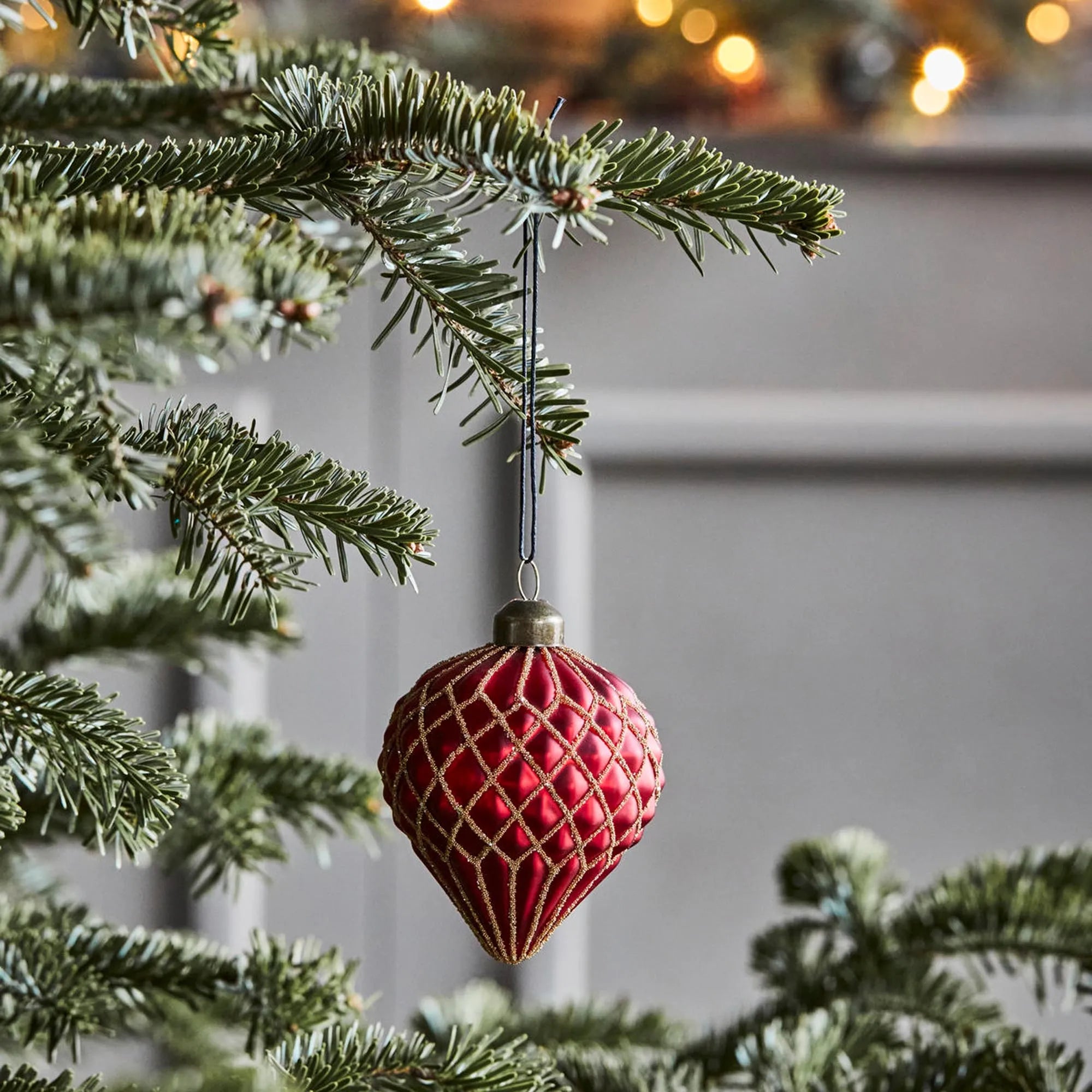 Ornamente, HDHinda, Rot in Rot präsentiert im Onlineshop von KAQTU Design AG. Weihnachtszubehör ist von House Doctor