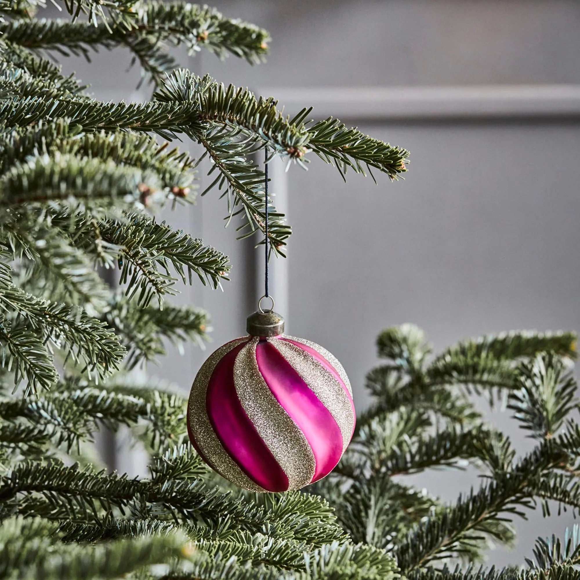 Ornamente, HDChun, Pink/Gold in Pink/Gold präsentiert im Onlineshop von KAQTU Design AG. Weihnachtszubehör ist von House Doctor