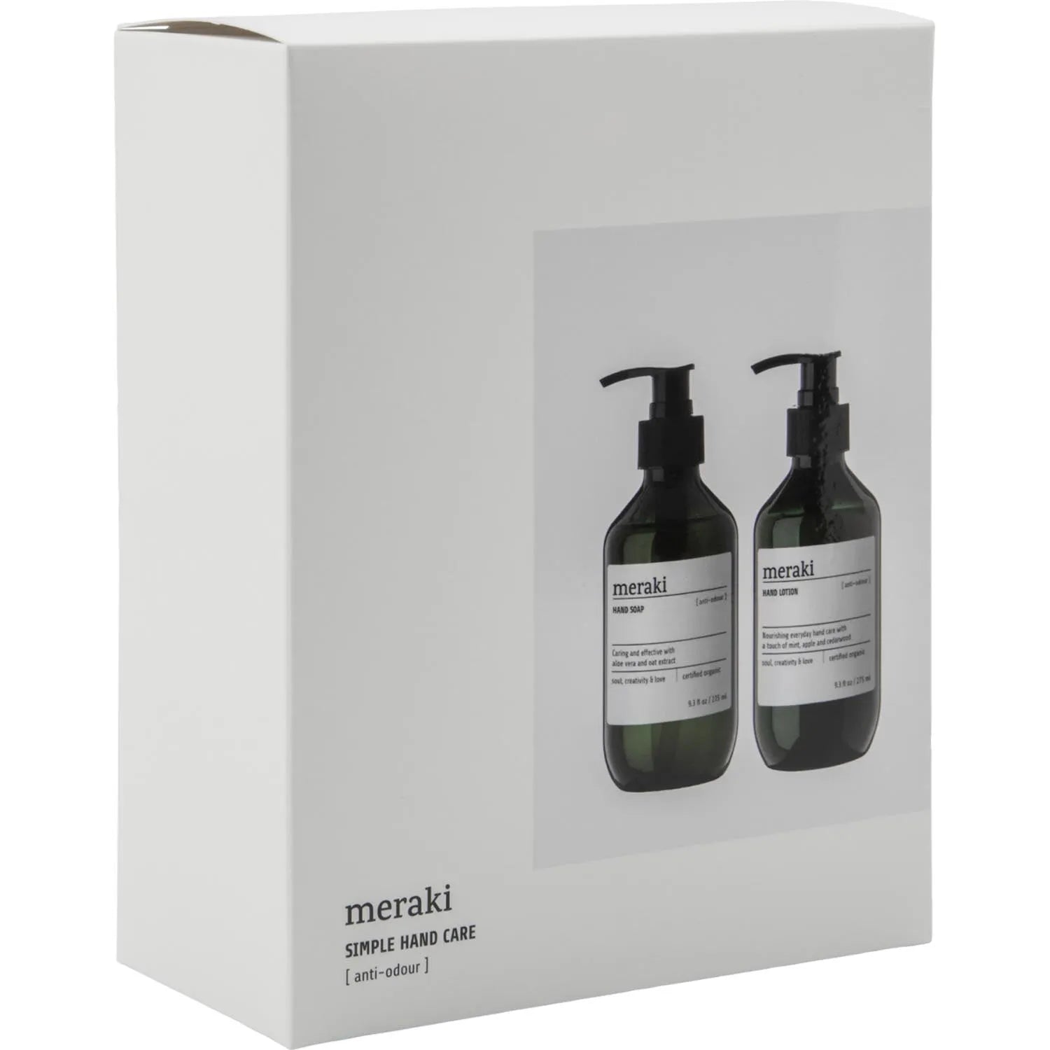 Geschenkbox, Simple hand care Anti-odour, 275 ml in Weiß präsentiert im Onlineshop von KAQTU Design AG. Geschenkset ist von Meraki