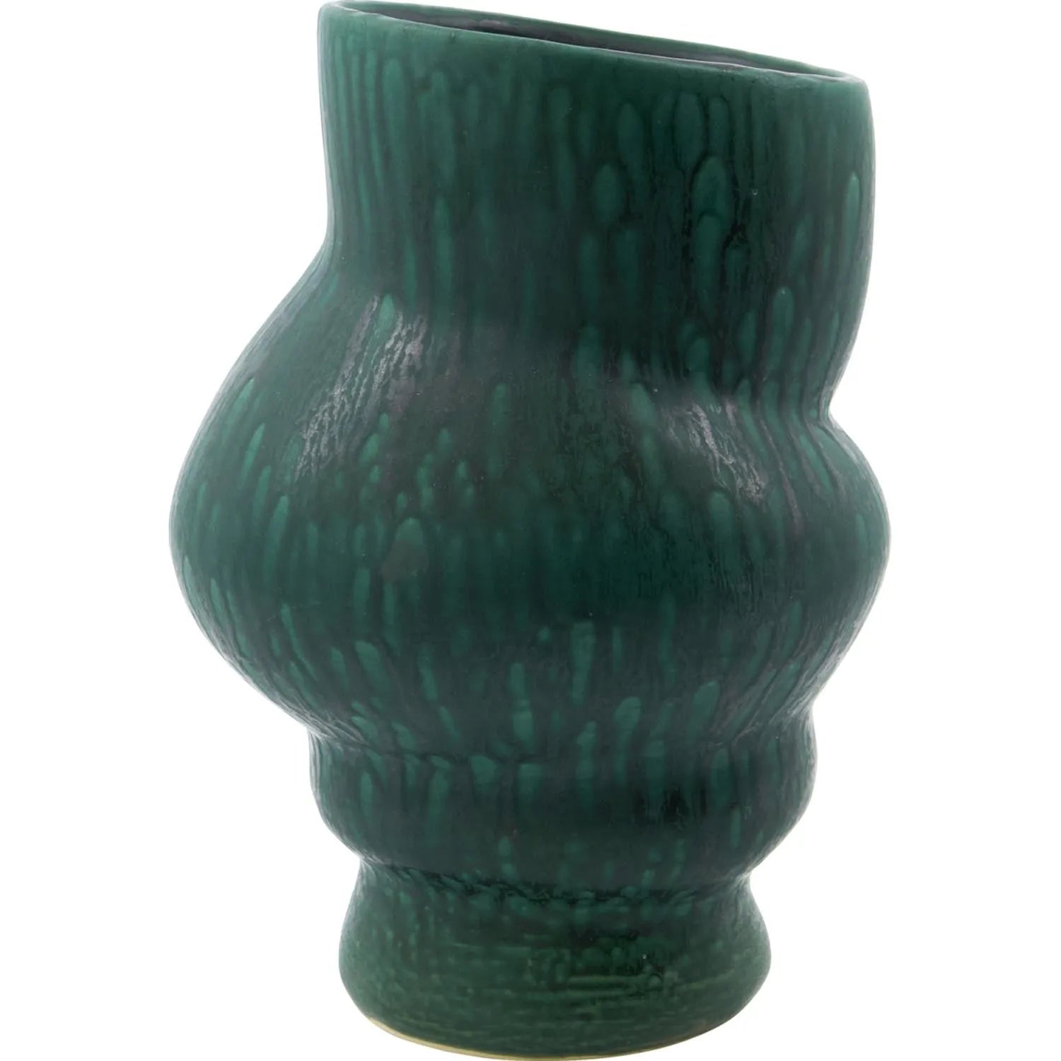 Vase, HDDisc, Grün in Grün präsentiert im Onlineshop von KAQTU Design AG. Vase ist von House Doctor