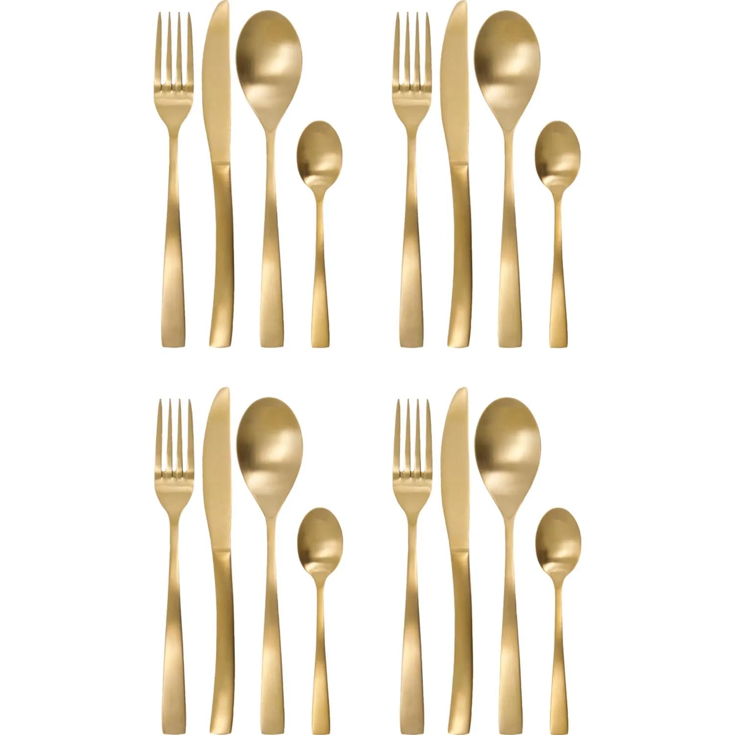 Besteckset, HDGolden, Gold in Gold präsentiert im Onlineshop von KAQTU Design AG. Besteck ist von House Doctor