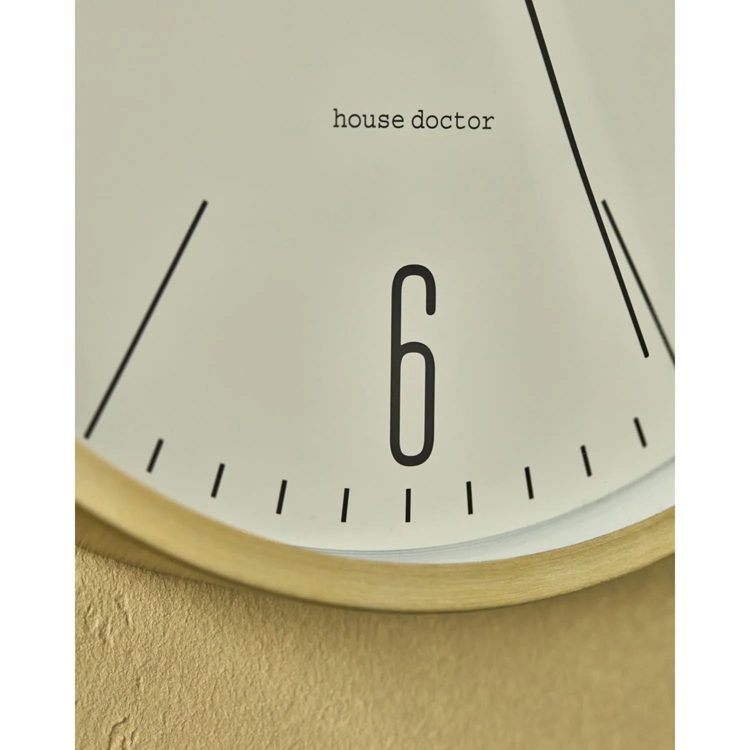 Wanduhr, HDHour, Gold in Gold präsentiert im Onlineshop von KAQTU Design AG. Wanduhr ist von House Doctor